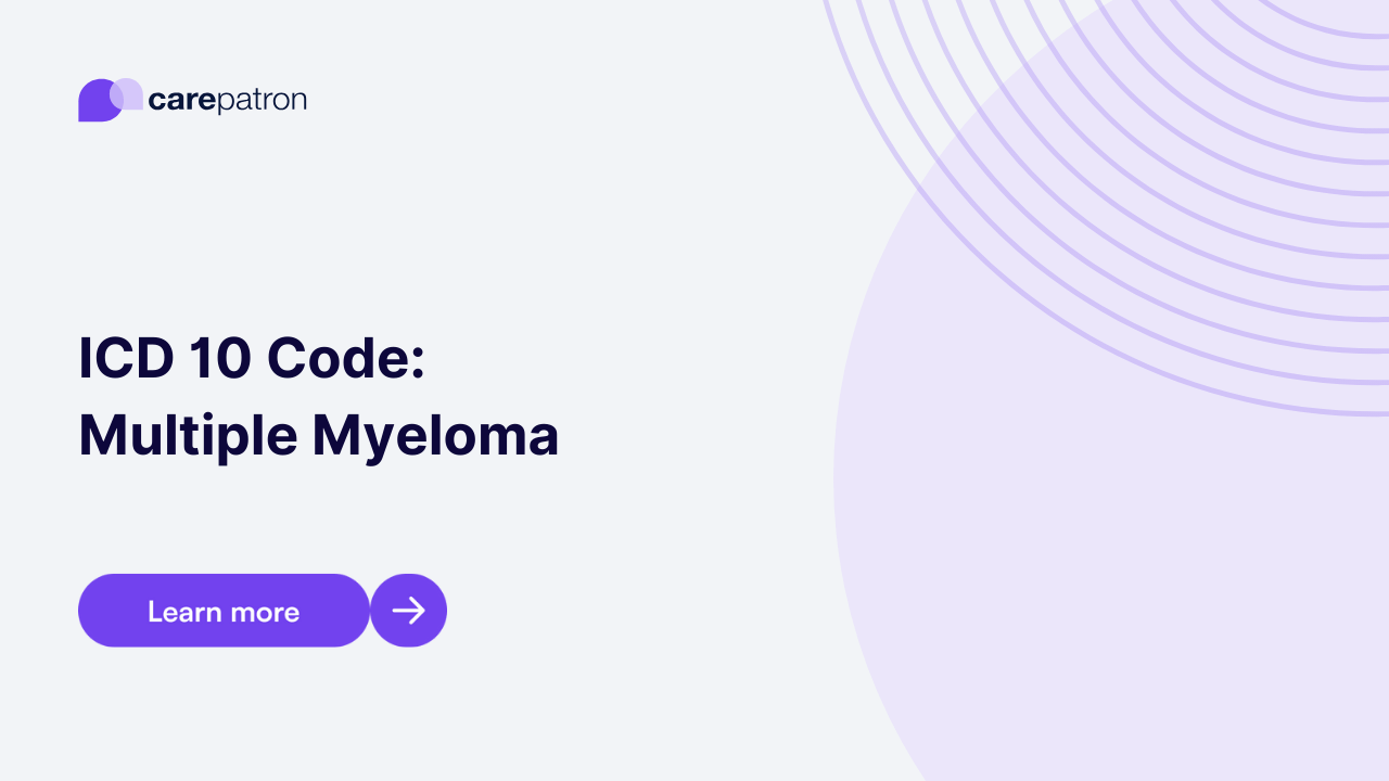 Multiple Myeloma ICD-10-CM Codes