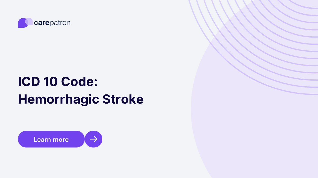 Hemorrhagic Stroke ICD-10-CM Codes