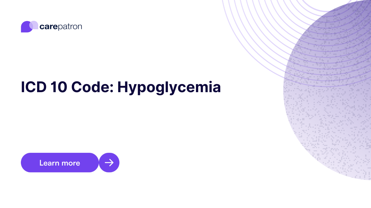 Hypoglycemia ICD-10-CM Codes