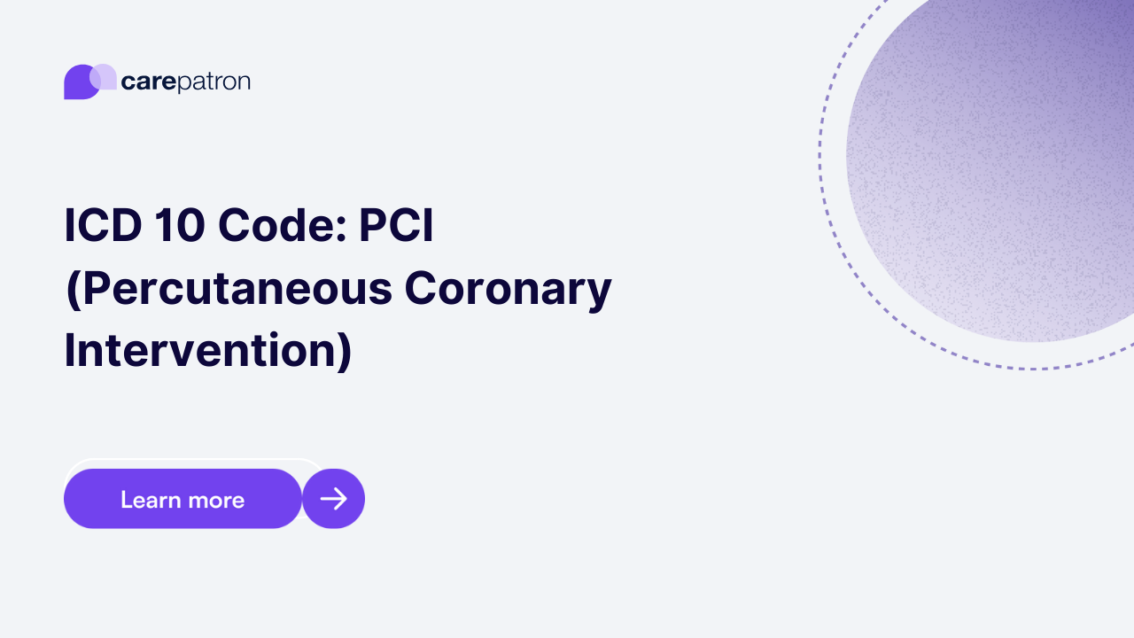 PCI (Percutaneous Coronary Intervention) ICD-10-CM Codes