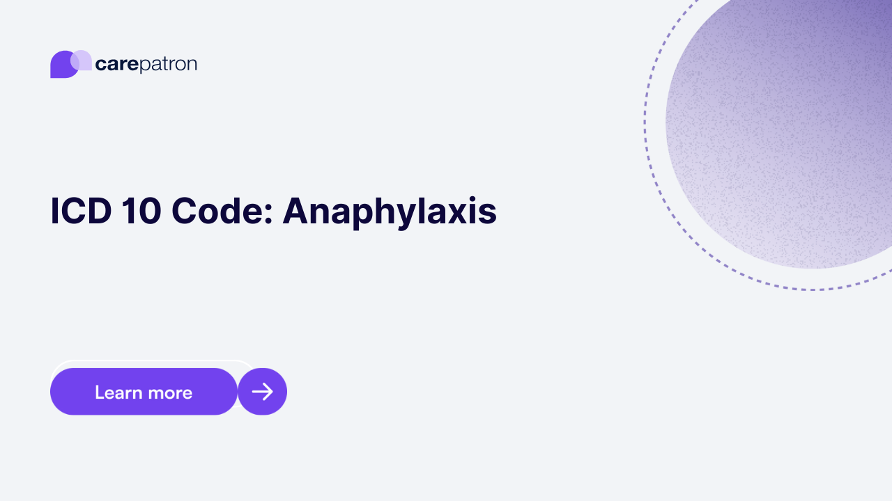 Anaphylaxis ICD-10-CM Codes