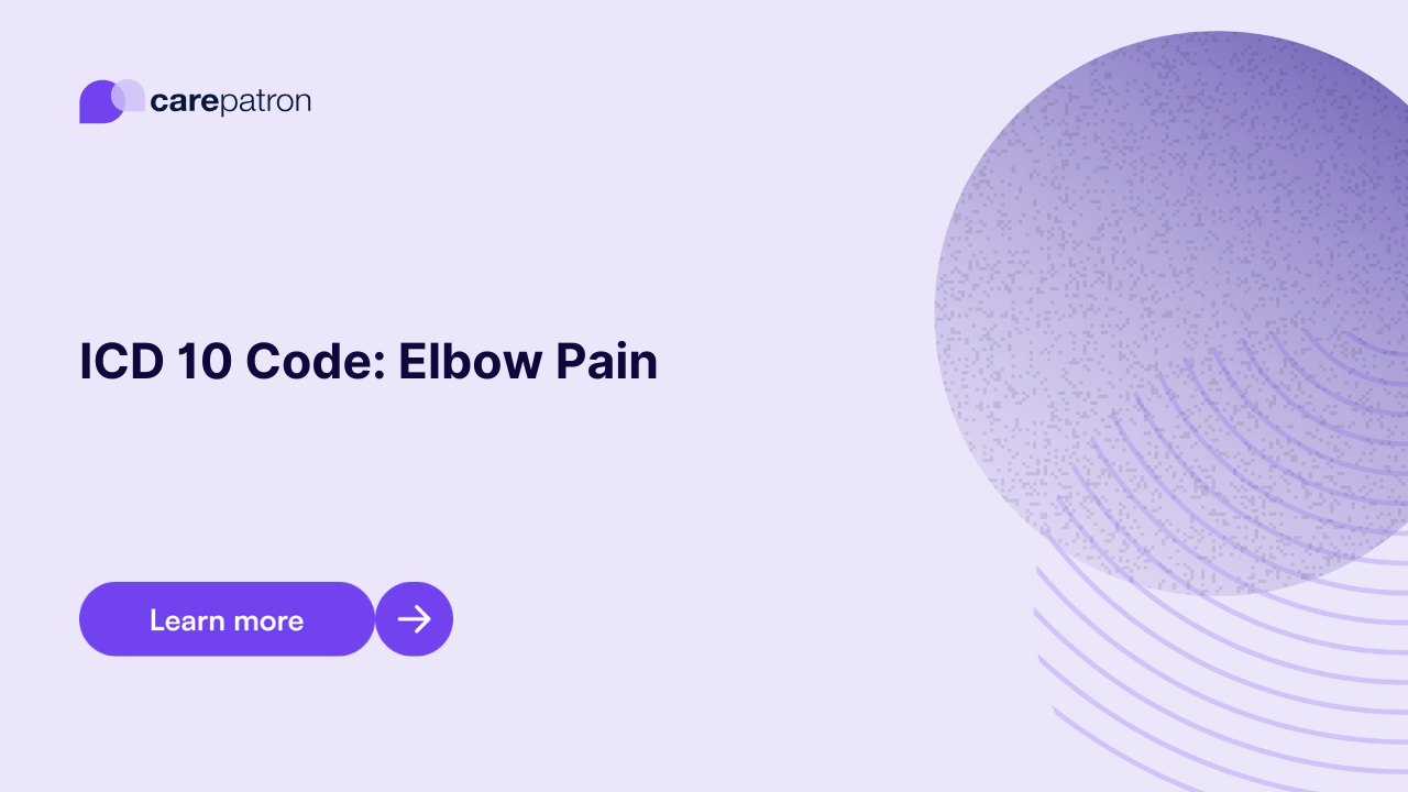 Elbow Pain ICD-10-CM Codes