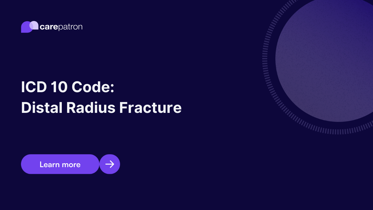 Distal Radius Fracture ICD-10-CM Codes