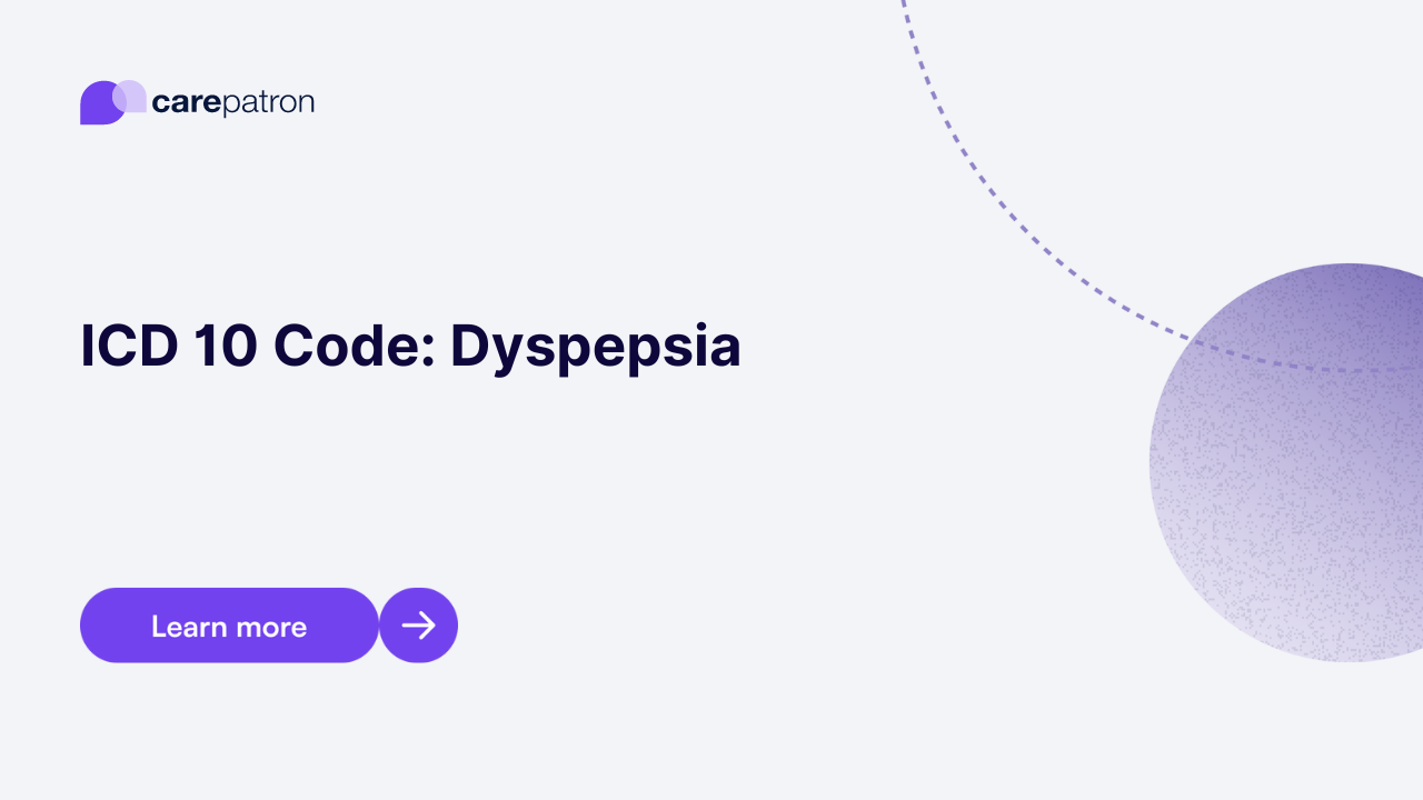 Dyspepsia ICD-10-CM Codes