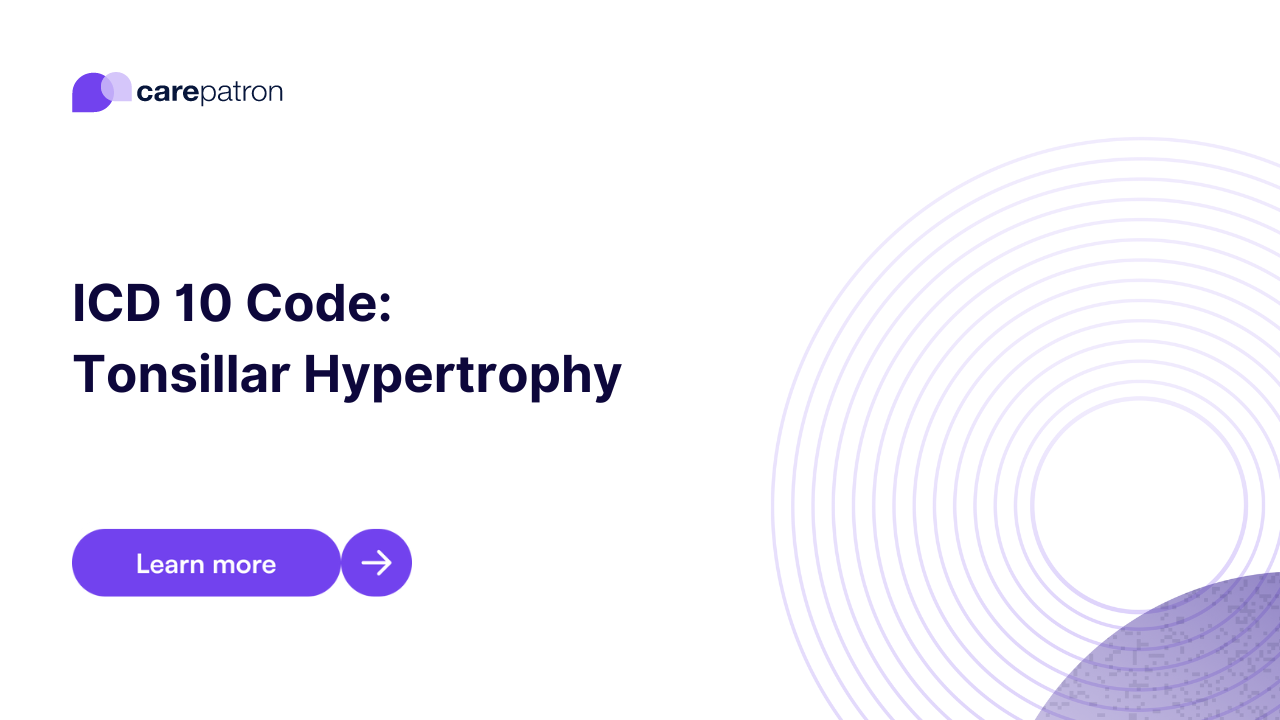 Tonsillar Hypertrophy ICD-10-CM Codes