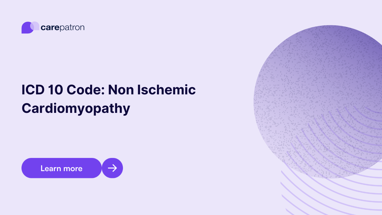 Non Ischemic Cardiomyopathy ICD-10-CM Codes