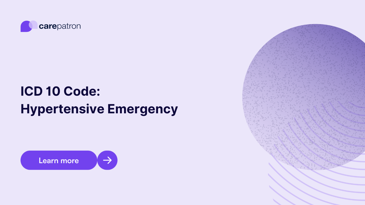 Hypertensive Emergency ICD-10-CM Codes