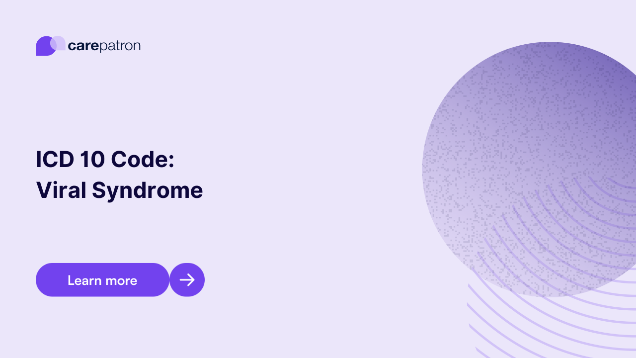 Viral Syndrome ICD-10-CM Codes