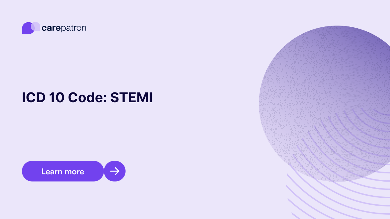STEMI (ST-Elevation Myocardial Infarction) ICD-10-CM Codes