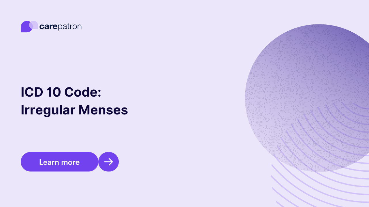 Irregular Menses ICD-10-CM Codes