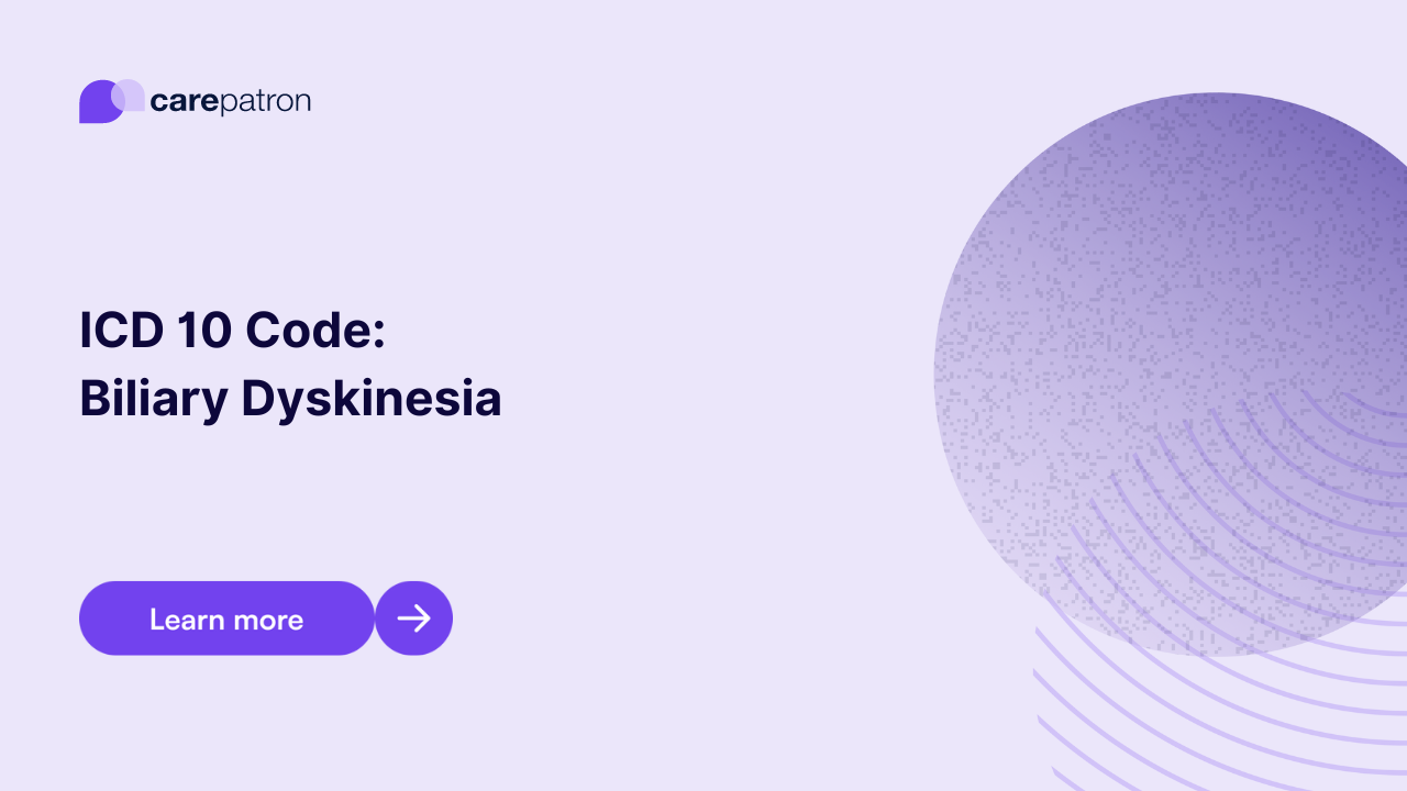 Biliary Dyskinesia ICD-10-CM Codes