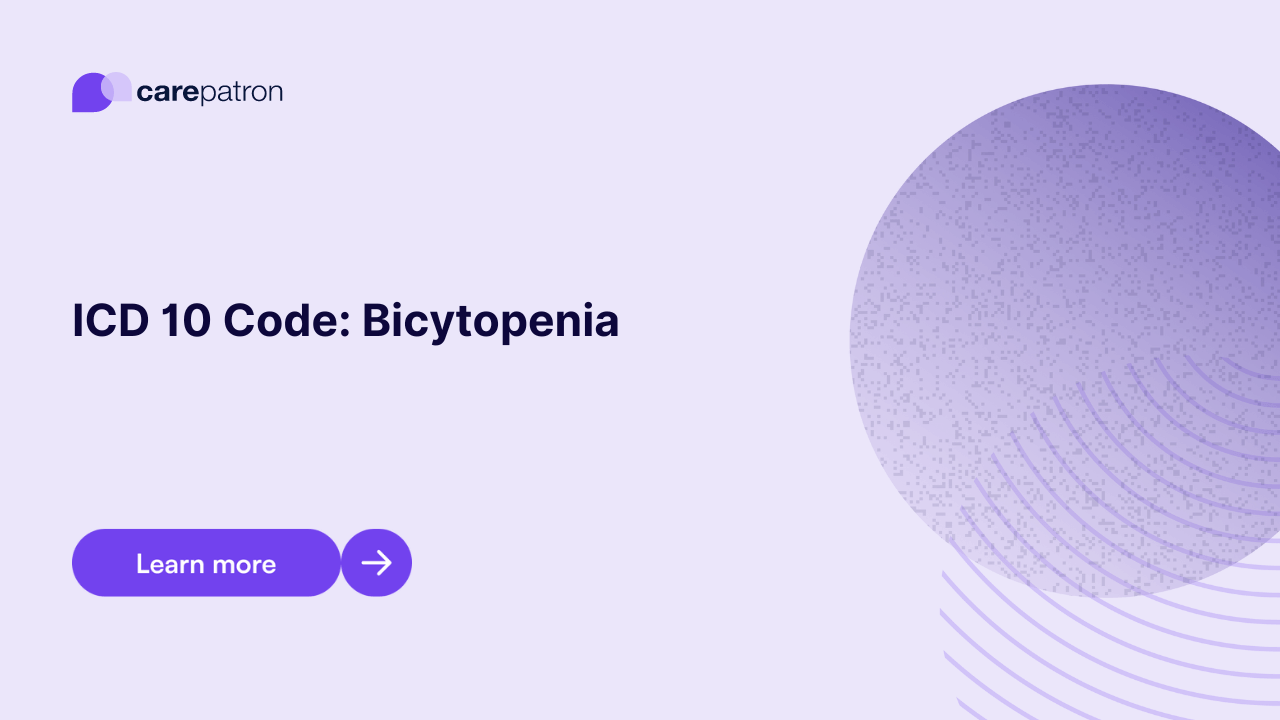Bicytopenia ICD-10-CM Codes