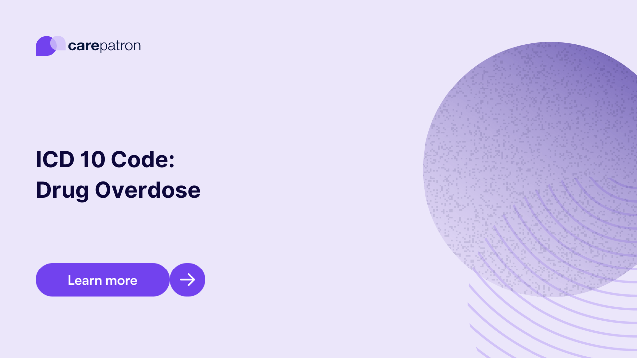 Drug Overdose ICD-10-CM Codes