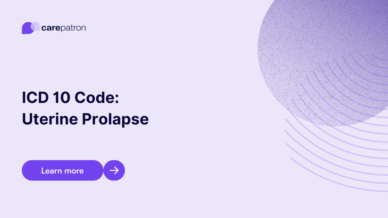 Uterine Prolapse ICD-10-CM Codes | 2023