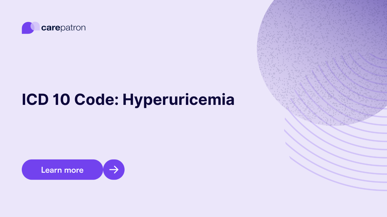 Hyperuricemia ICD-10-CM Codes | 2023