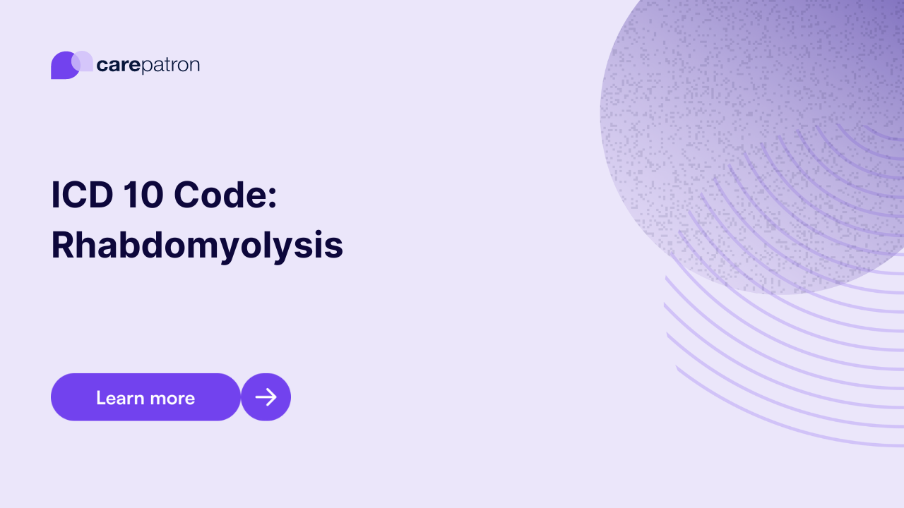 Rhabdomyolysis ICD-10-CM Codes | 2023