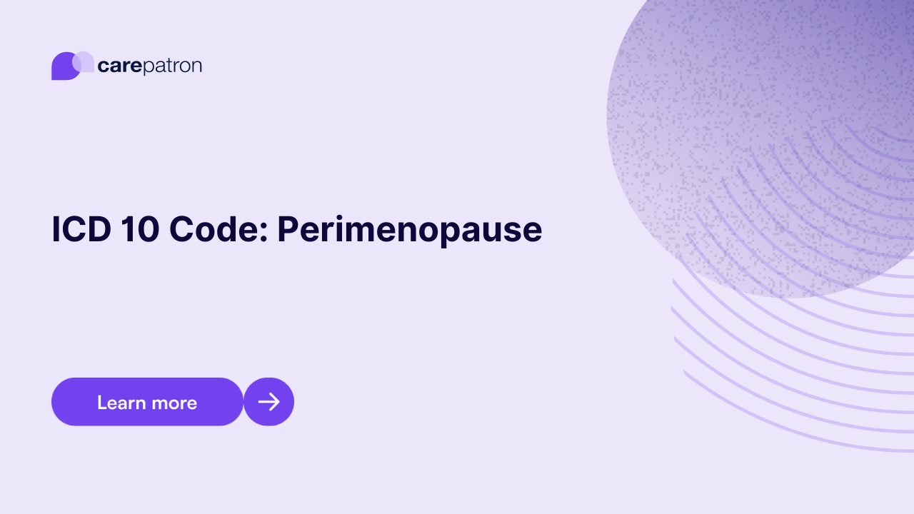 Perimenopause ICD-10-CM Codes | 2023