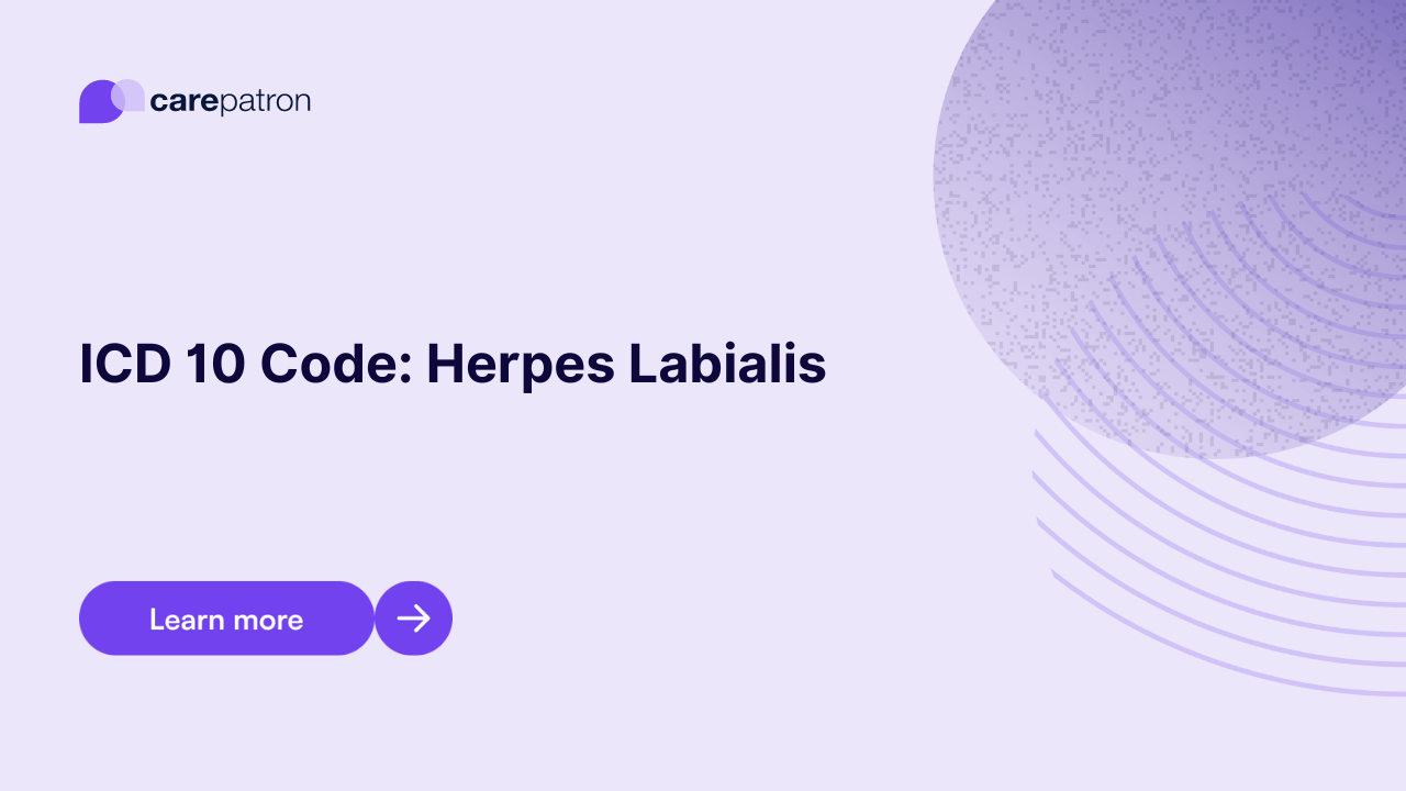 Herpes Labialis ICD-10-CM Codes | 2023