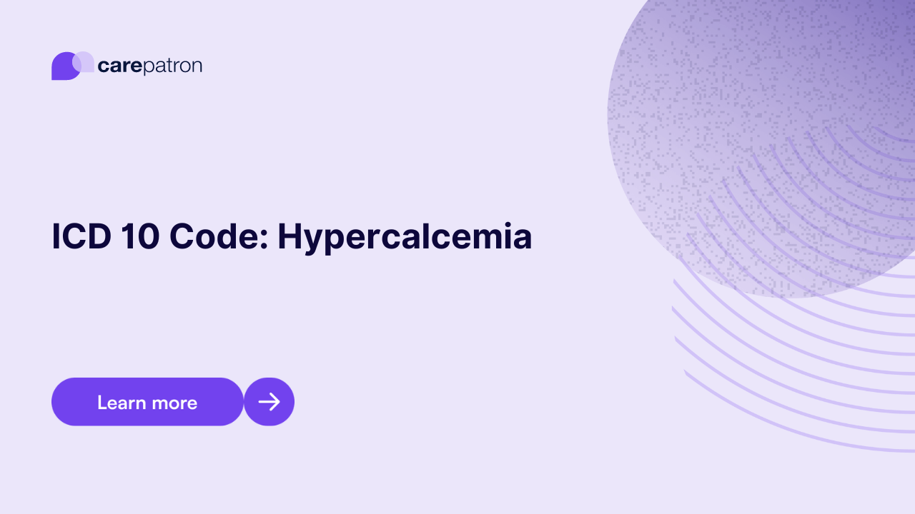 Hypercalcemia ICD-10-CM Codes | 2023