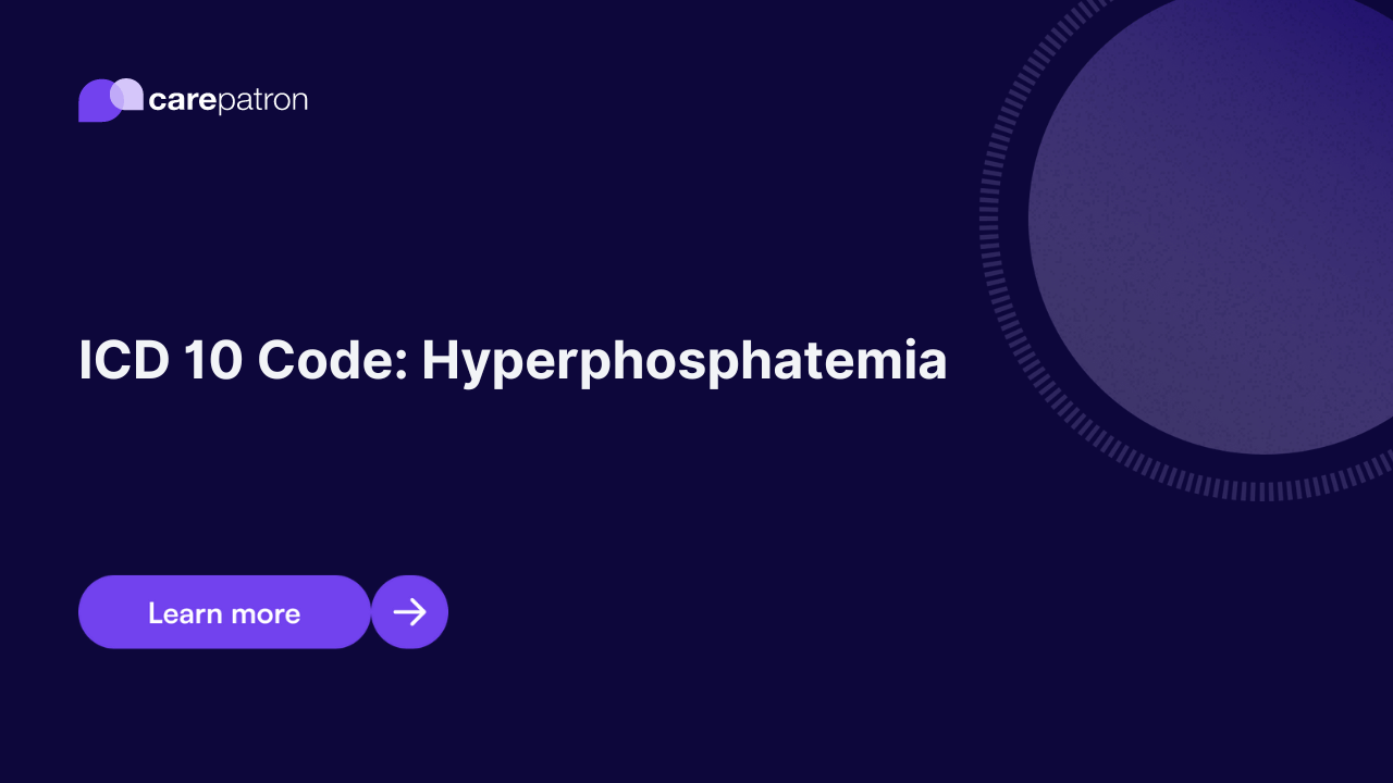 Hyperphosphatemia ICD-10-CM Codes | 2023