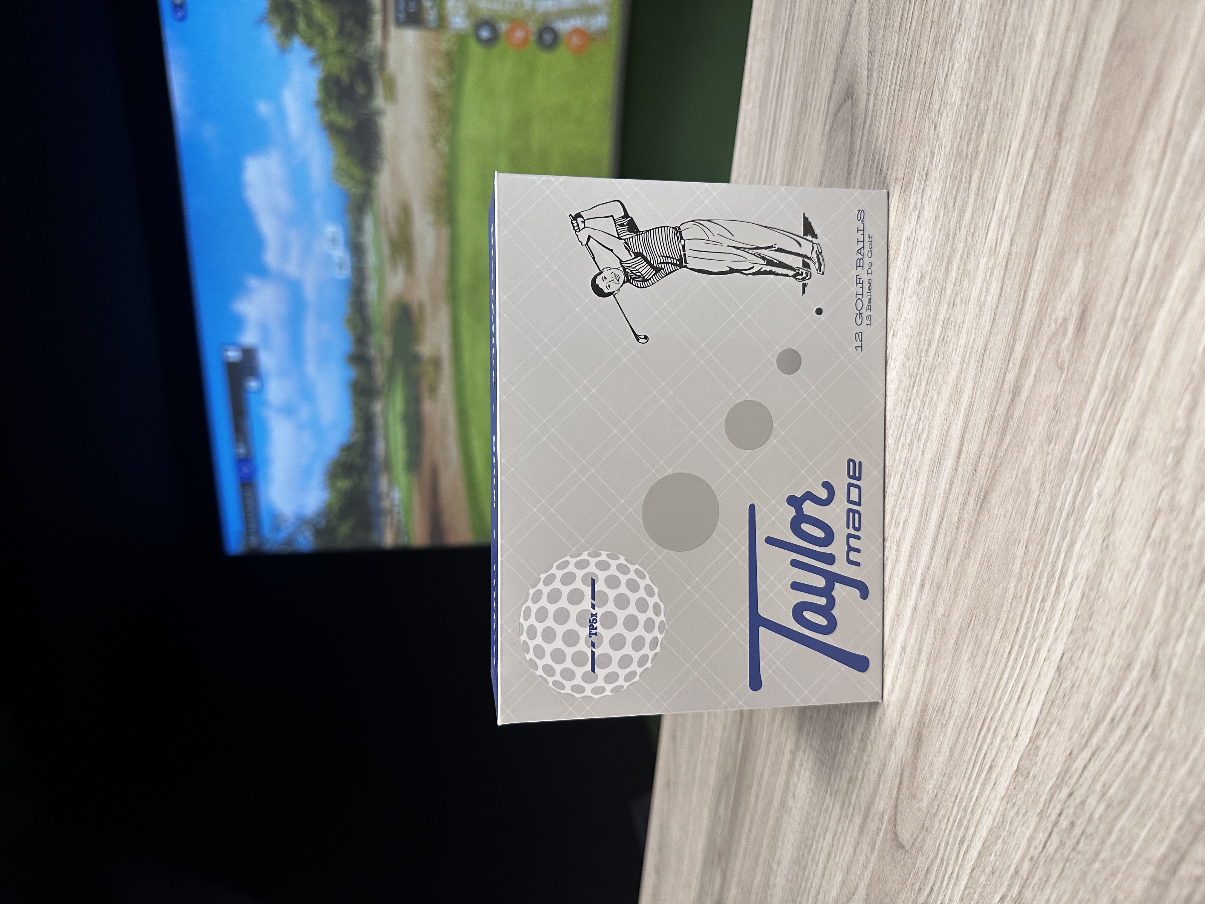 Karratha Indoor Golf TaylorMade TP5x Heritage Golf Balls