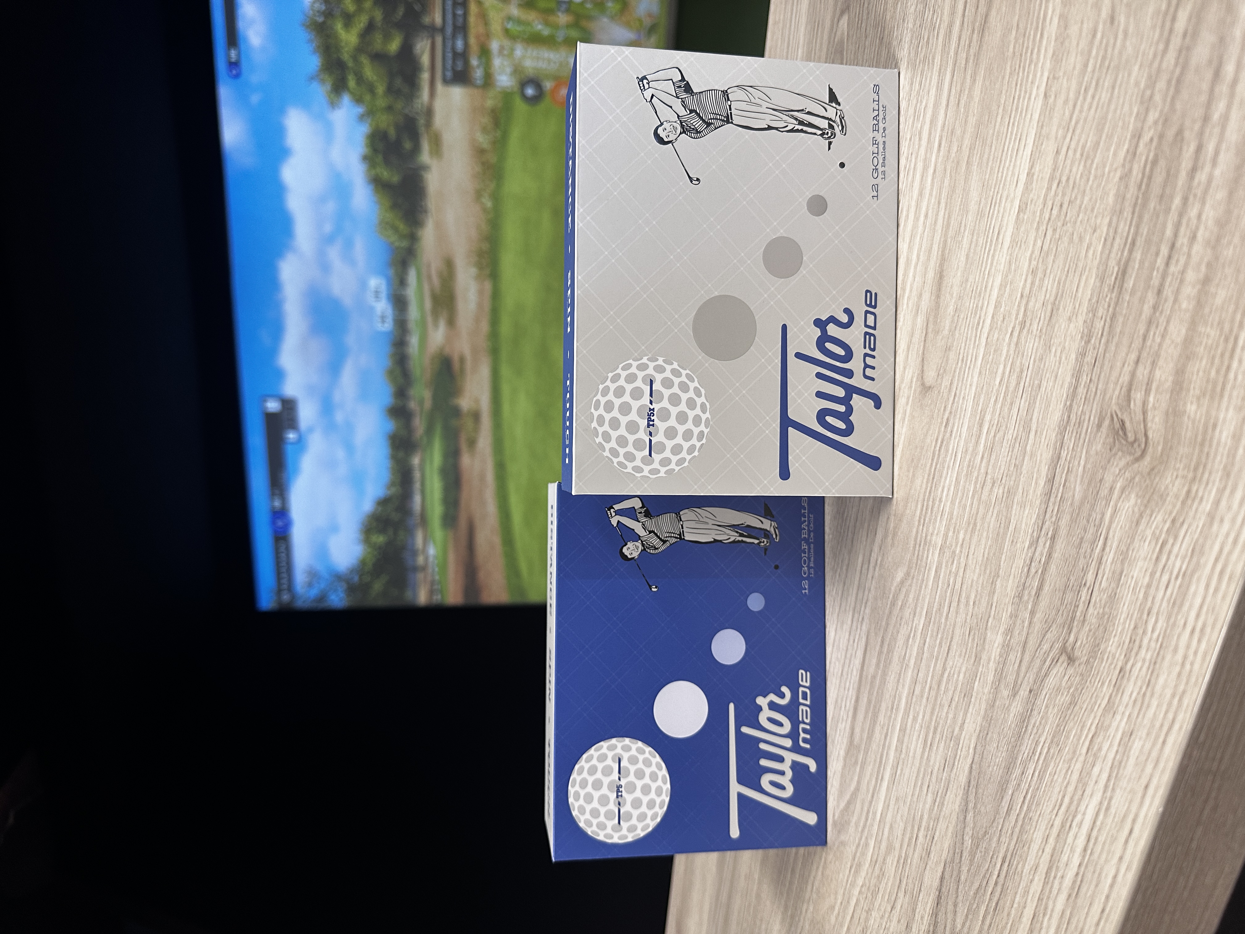 Karratha Indoor Golf TaylorMade TP5 Heritage Golf Balls