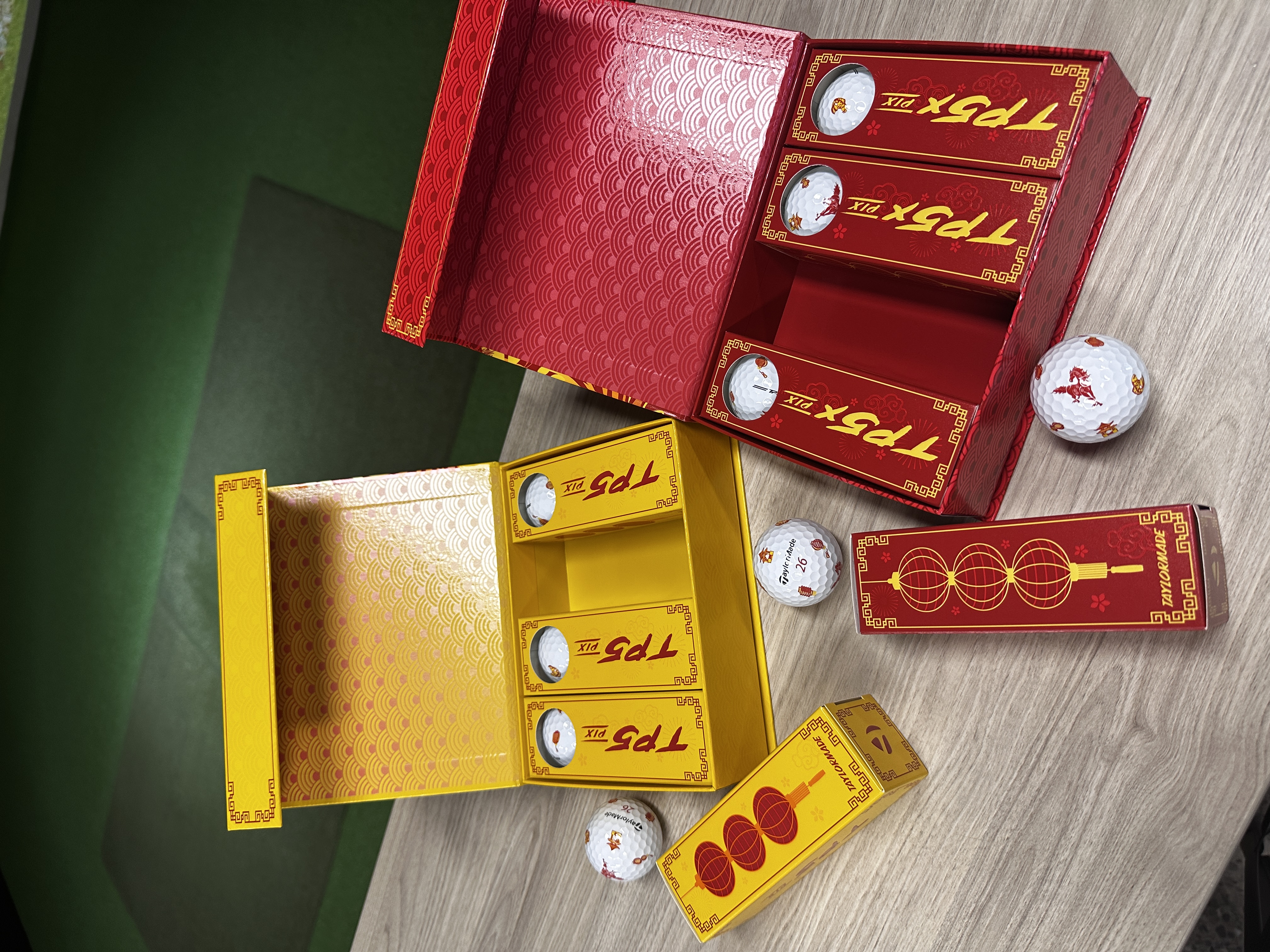 Karratha Indoor Golf TaylorMade TP5 pix Lunar New Year Golf Balls