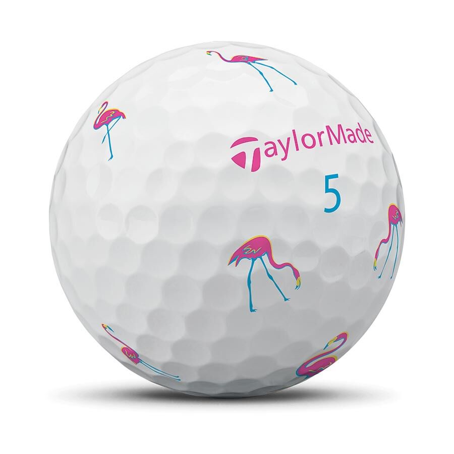 Karratha Indoor Golf TaylorMade TP5x pix Flamingo Golf Balls