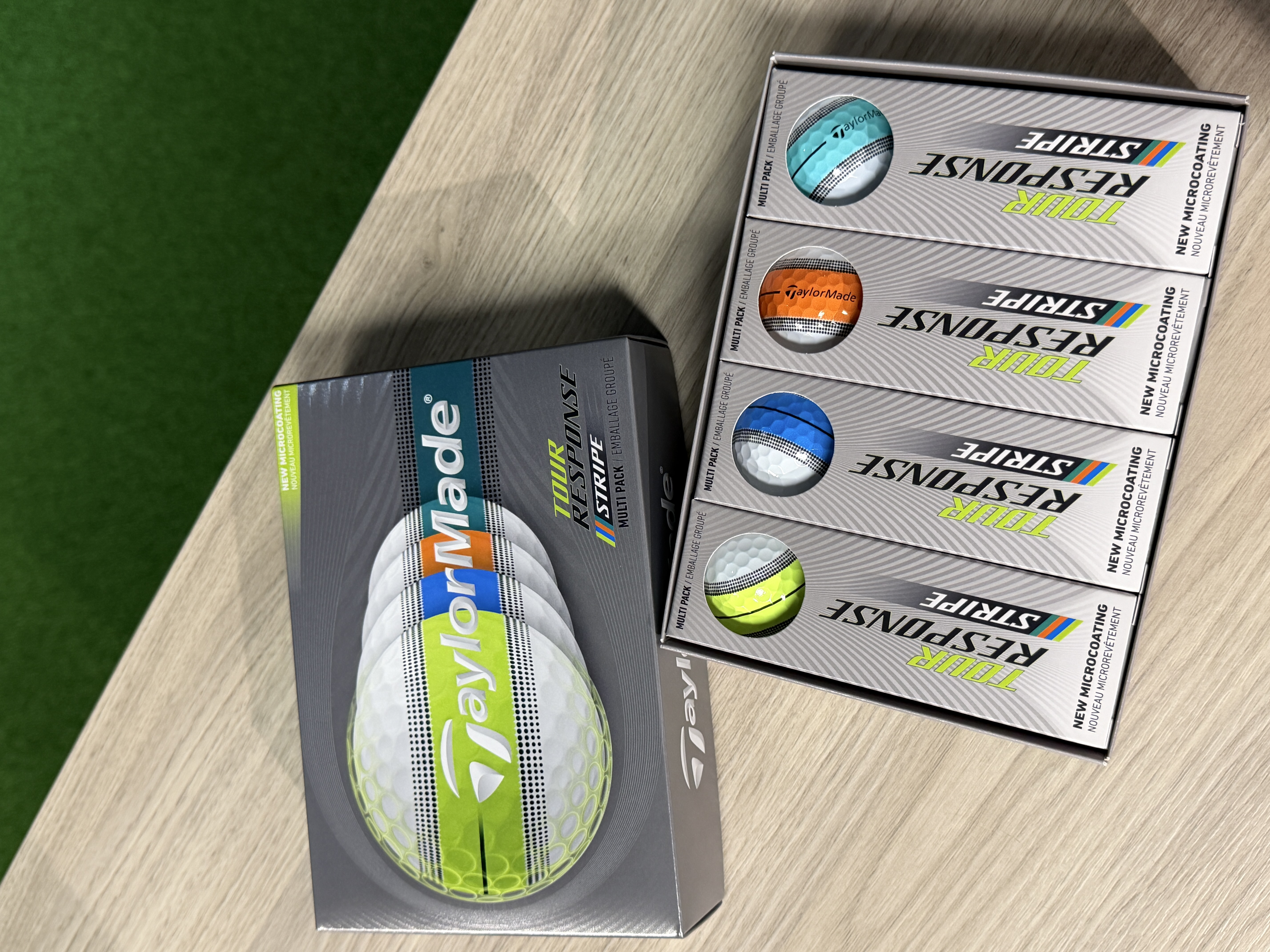 Karratha Indoor Golf TaylorMade Tour Response Stripe Multi Pack Golf Balls