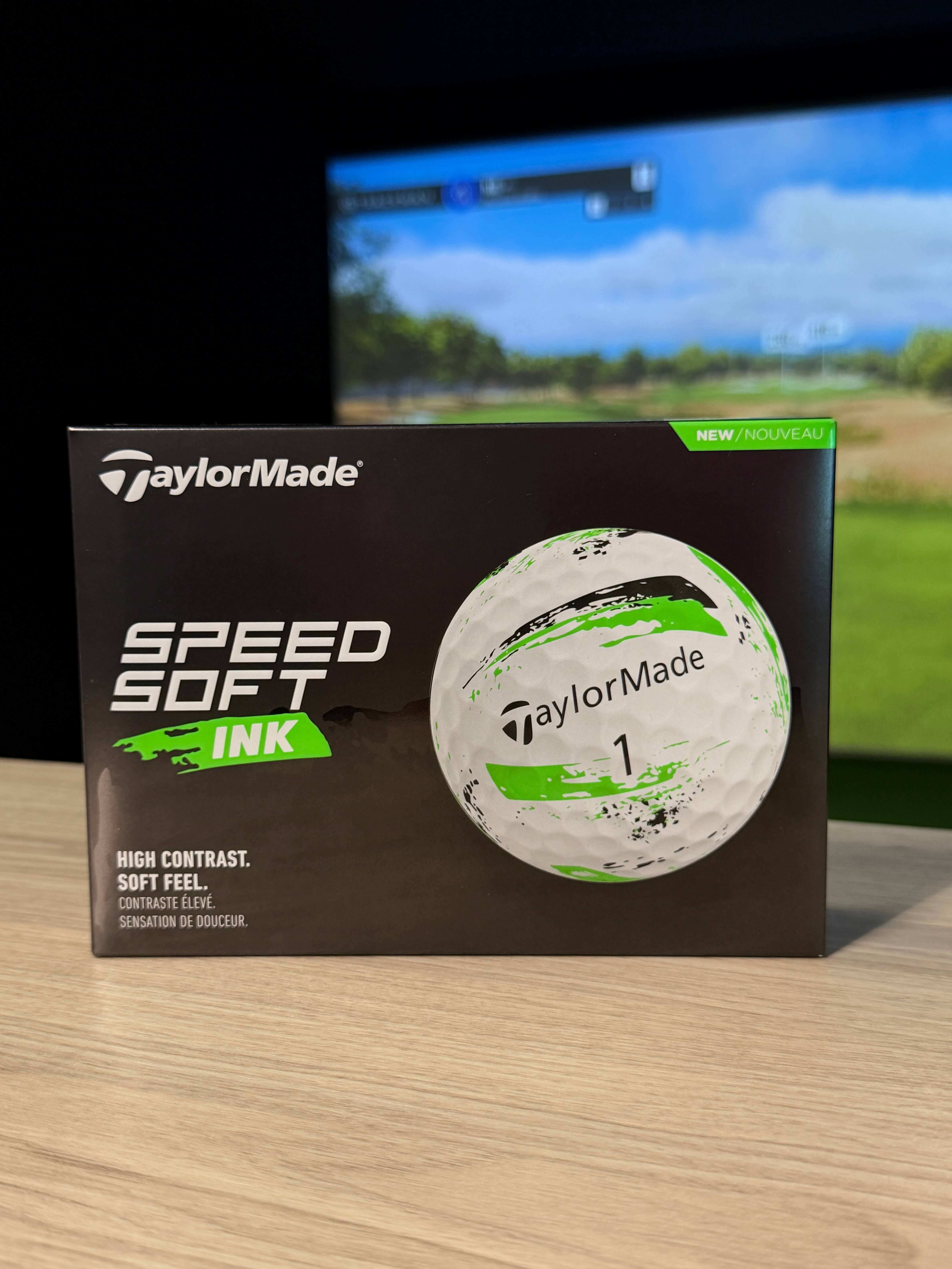 Karratha Indoor Golf TaylorMade SpeedSoft Ink Green Golf Balls