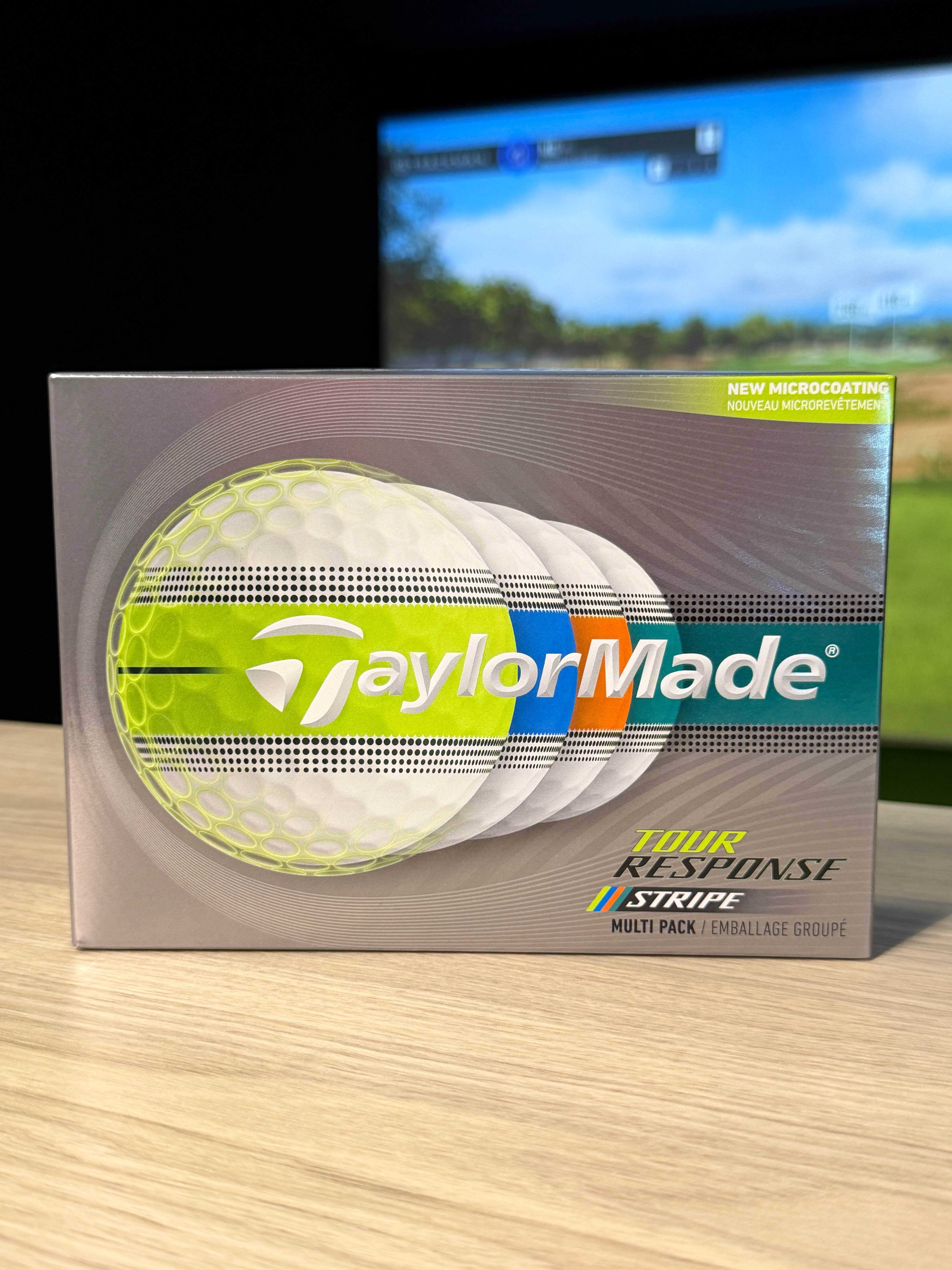 Karratha Indoor Golf TaylorMade Tour Response Stripe Multi Pack Golf Balls