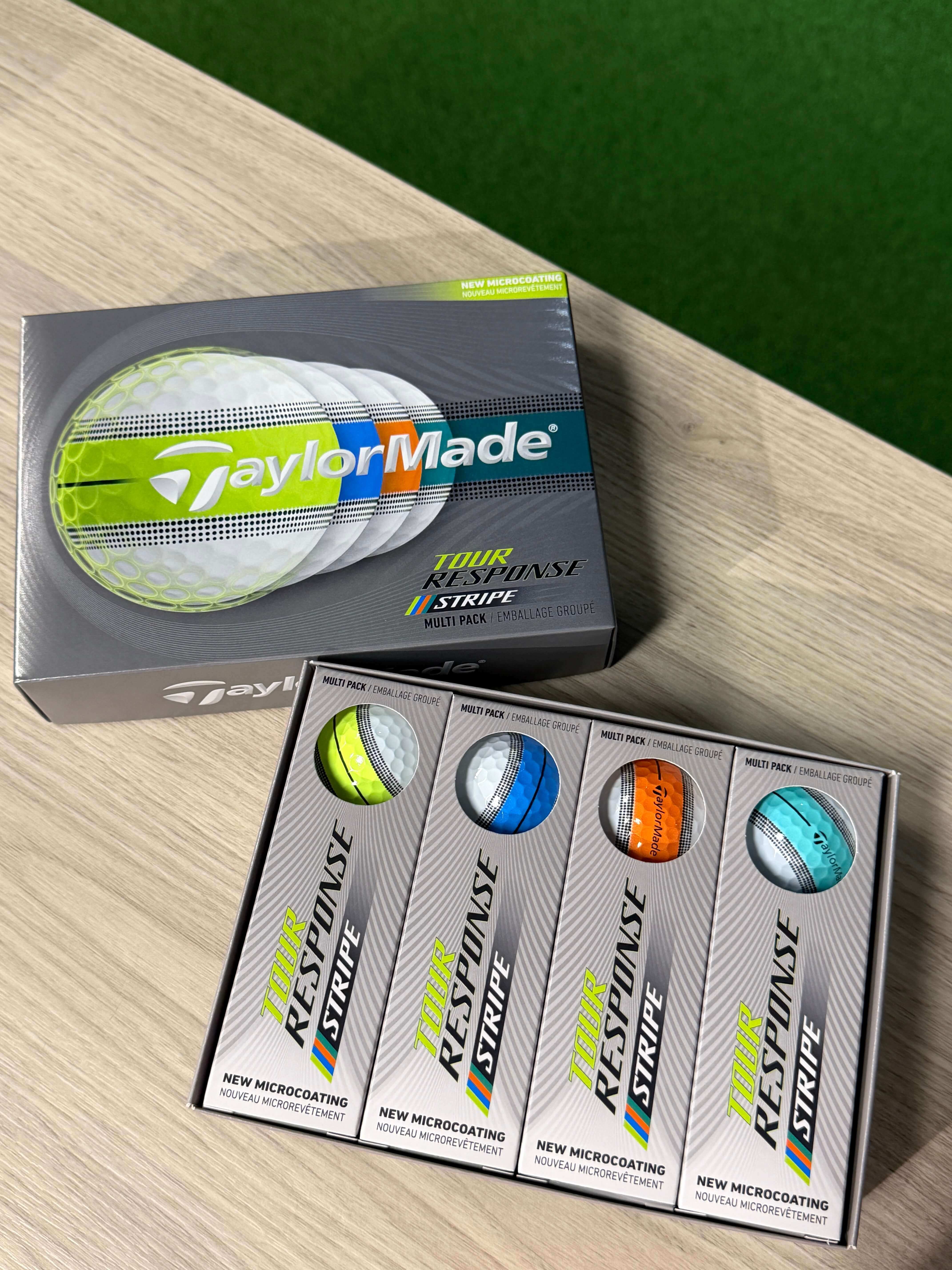 Karratha Indoor Golf TaylorMade Tour Response Stripe Multi Pack Golf Balls