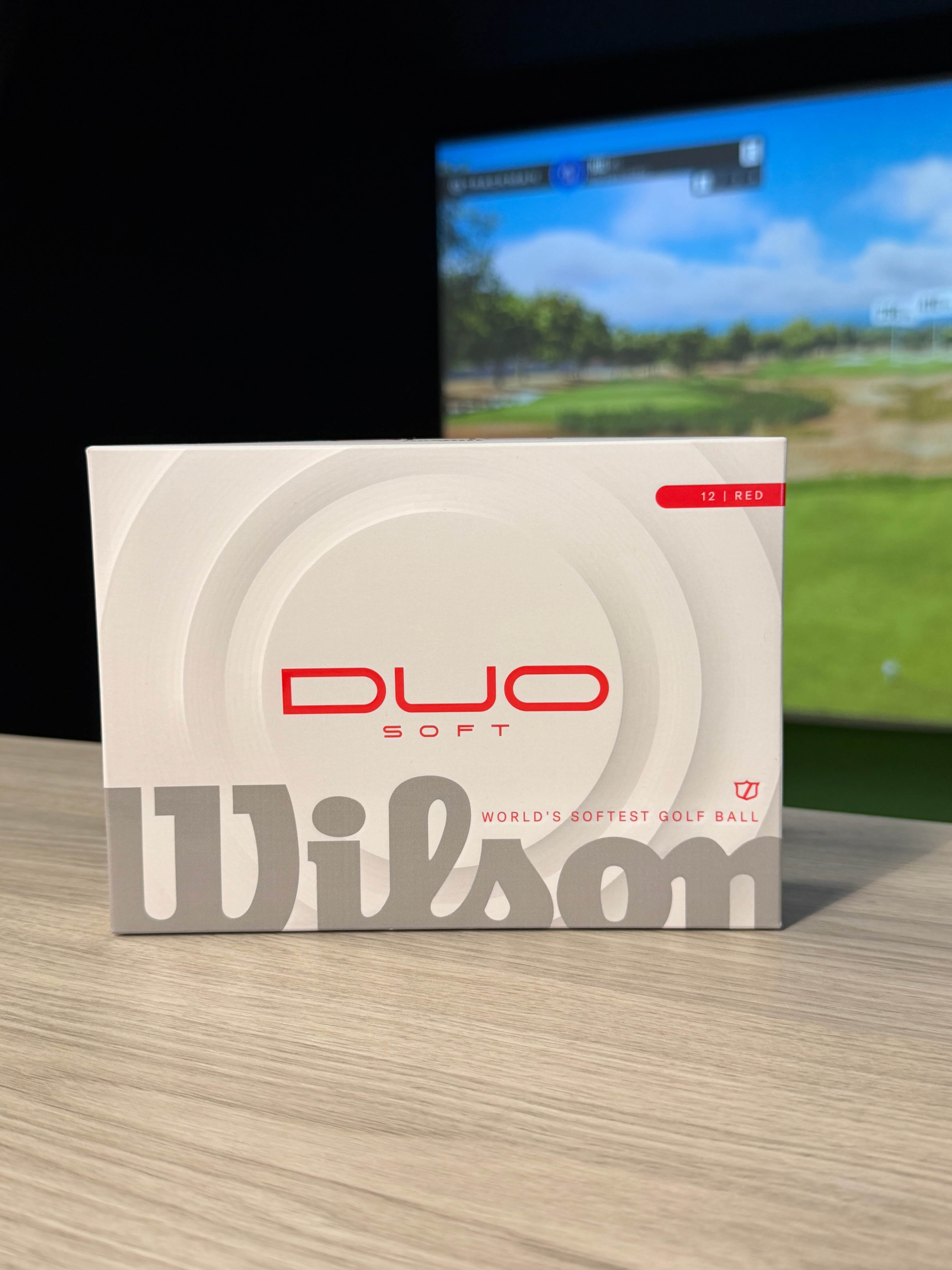 Karratha Indoor Golf Wilson Duo Soft Golf Balls Red