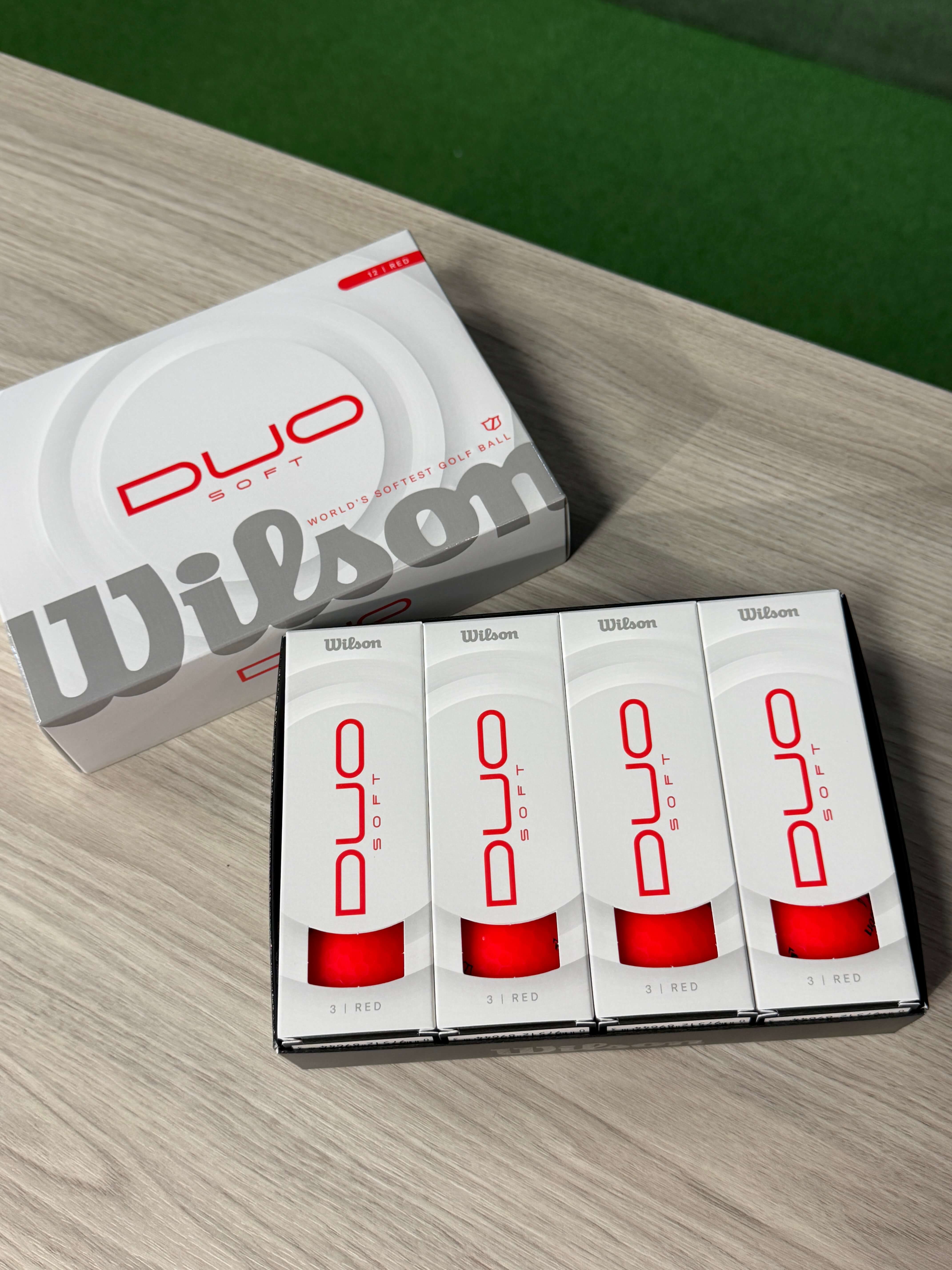 Karratha Indoor Golf Wilson Duo Soft Golf Balls Red