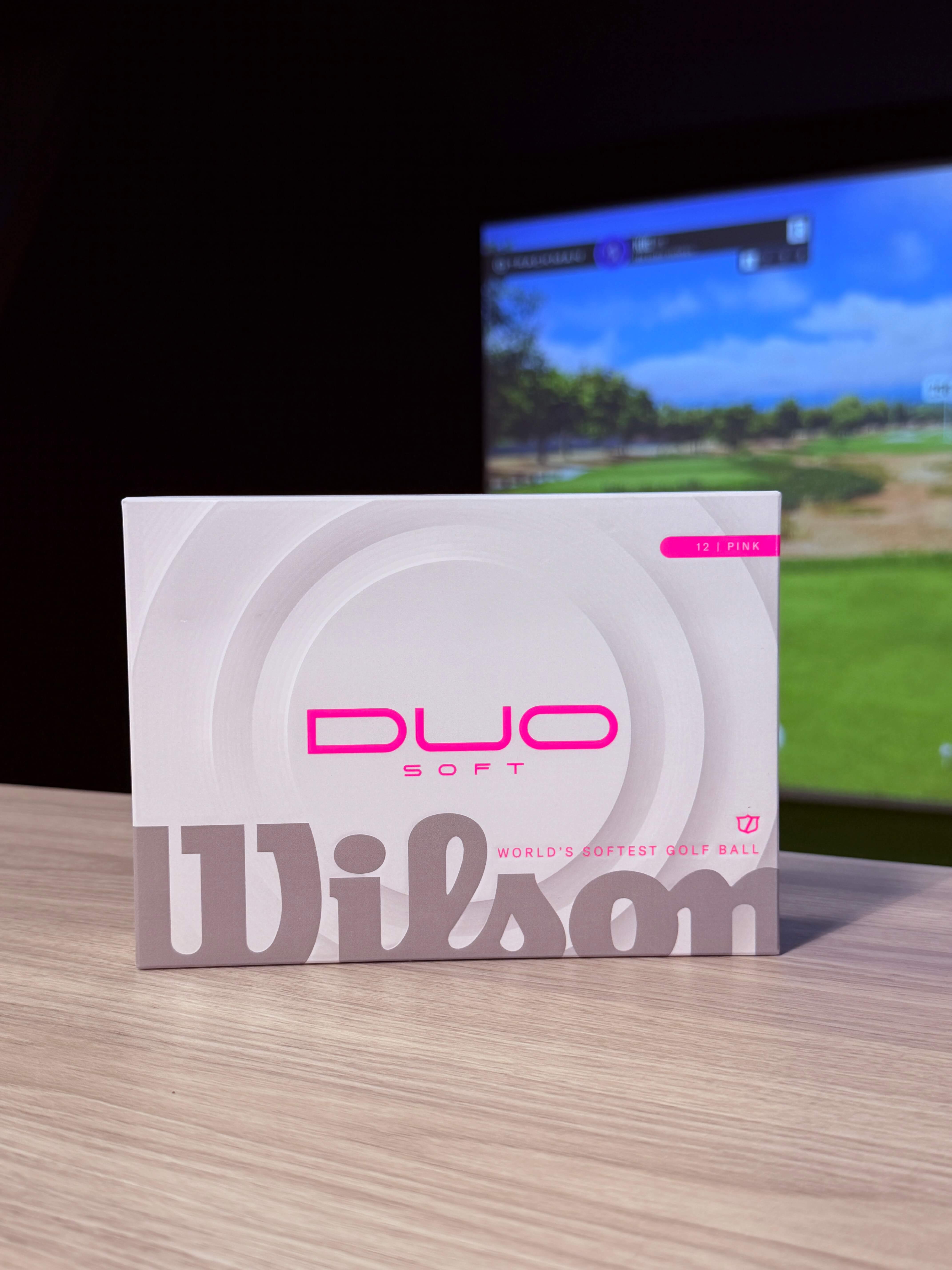 Karratha Indoor Golf Wilson Duo Soft Golf Balls Pink