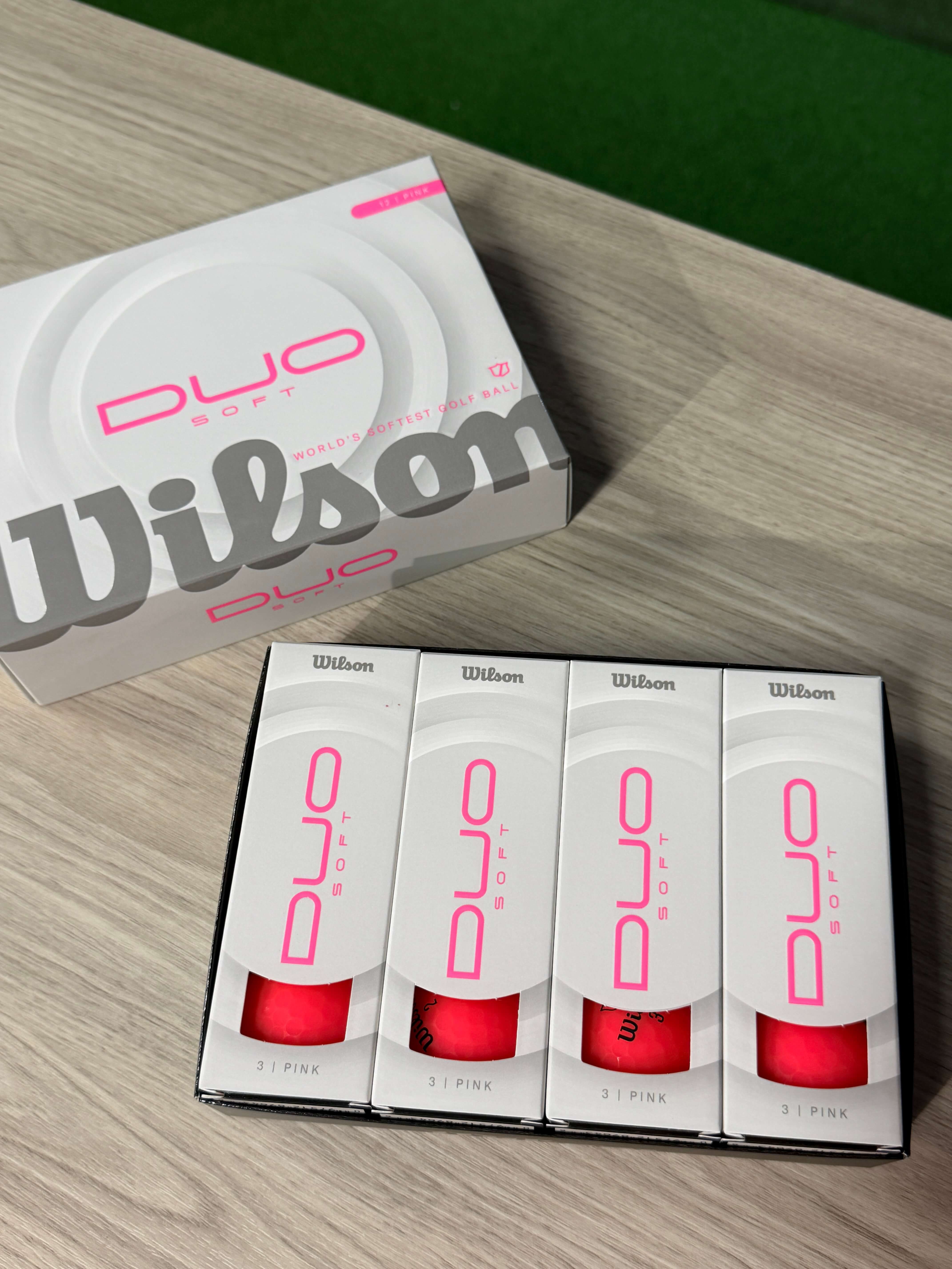 Karratha Indoor Golf Wilson Duo Soft Golf Balls Pink