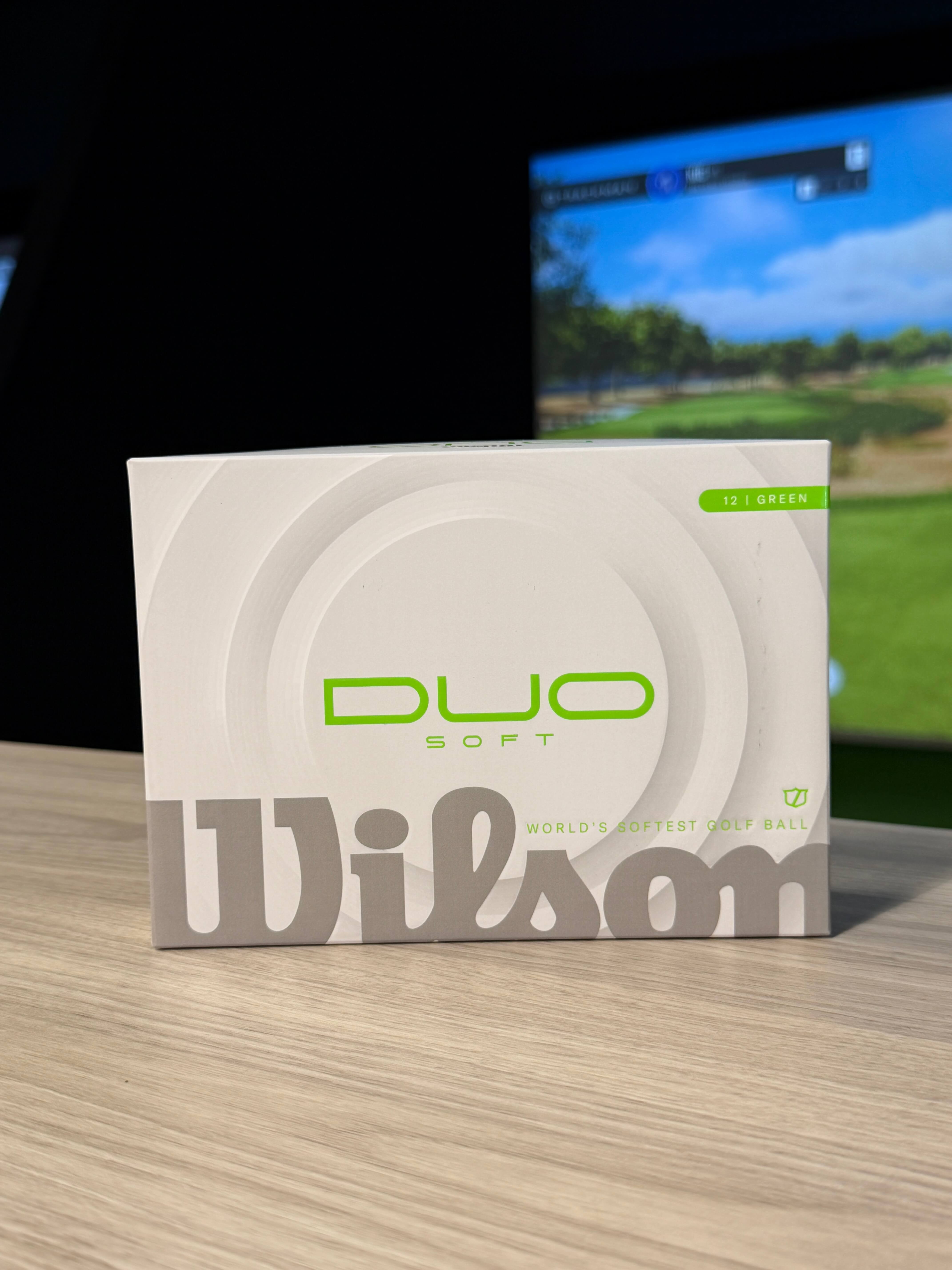 Karratha Indoor Golf Wilson Duo Soft Golf Balls Green