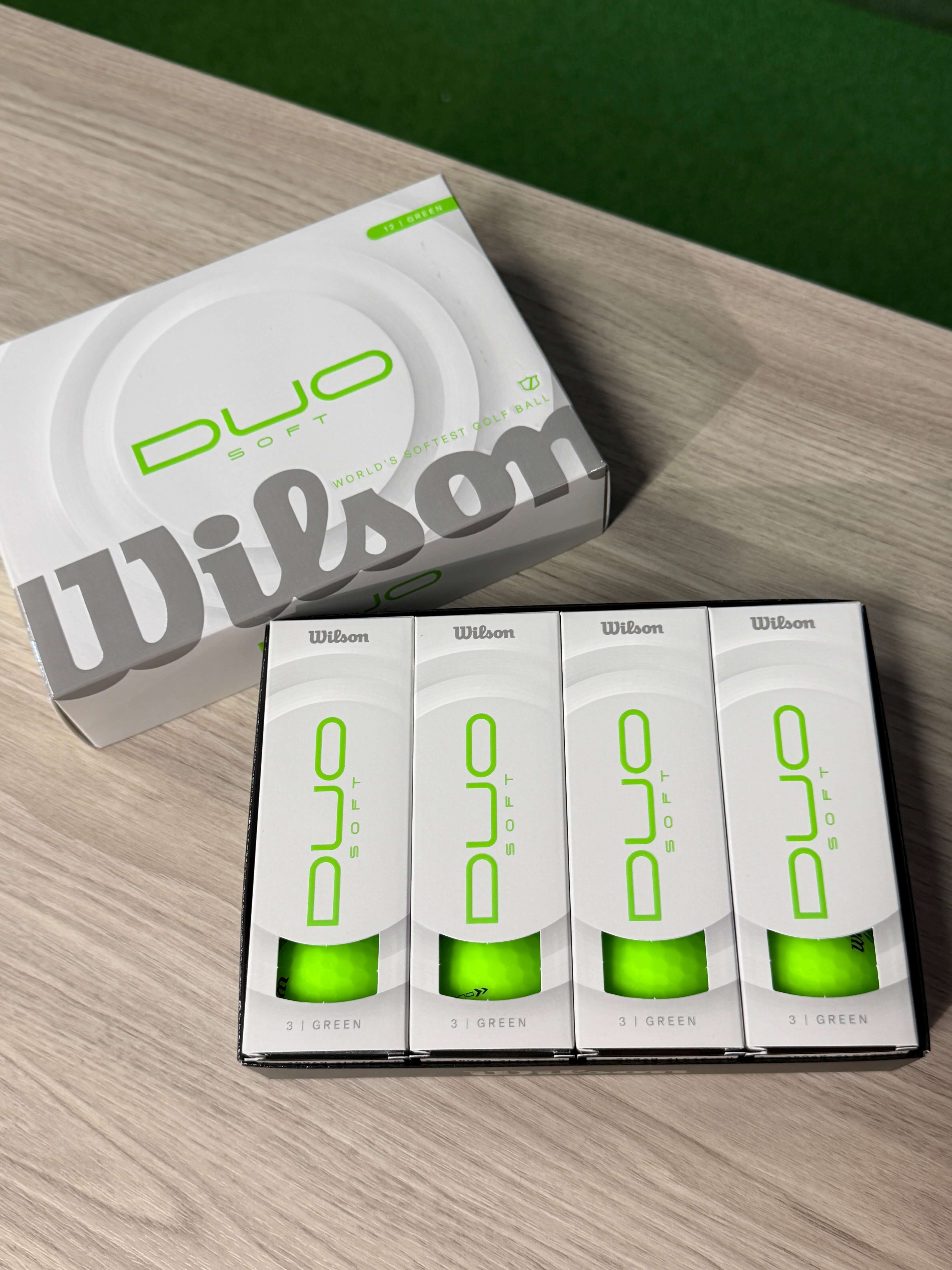 Karratha Indoor Golf Wilson Duo Soft Golf Balls Green