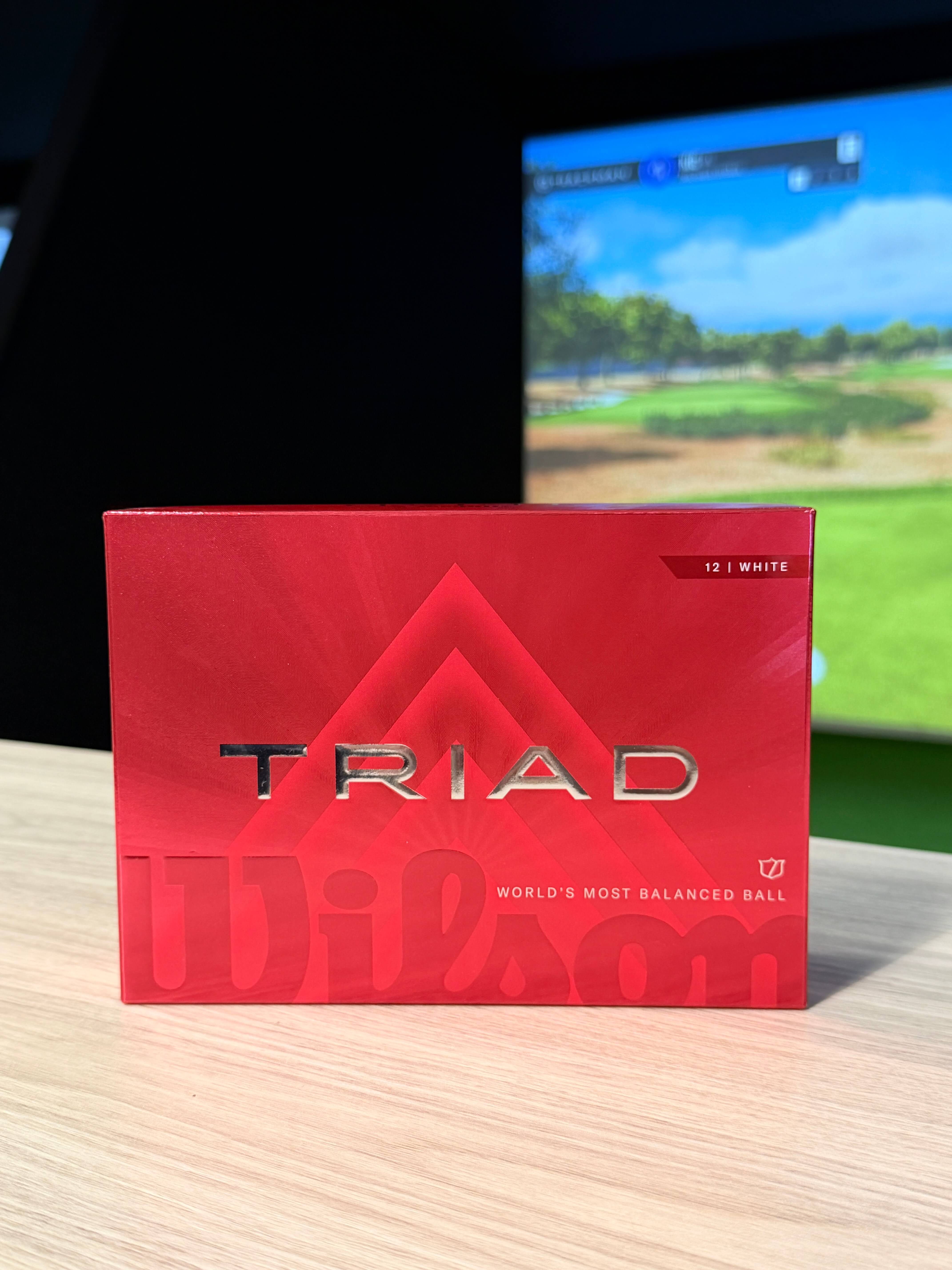Karratha Indoor Golf Wilson Triad Golf Balls White