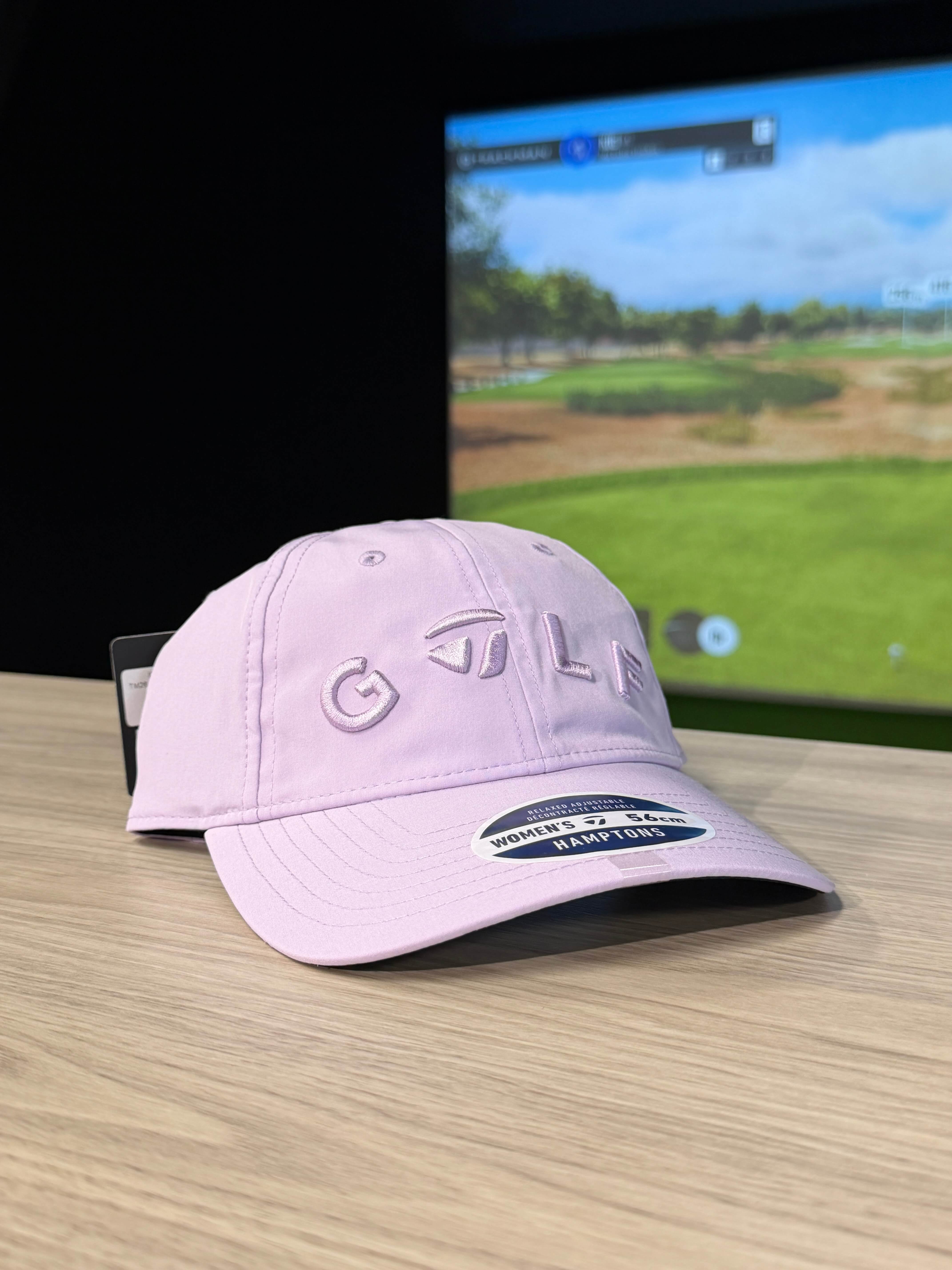 Karratha Indoor Golf TaylorMade Women's Hamptons Golf Hat Purple