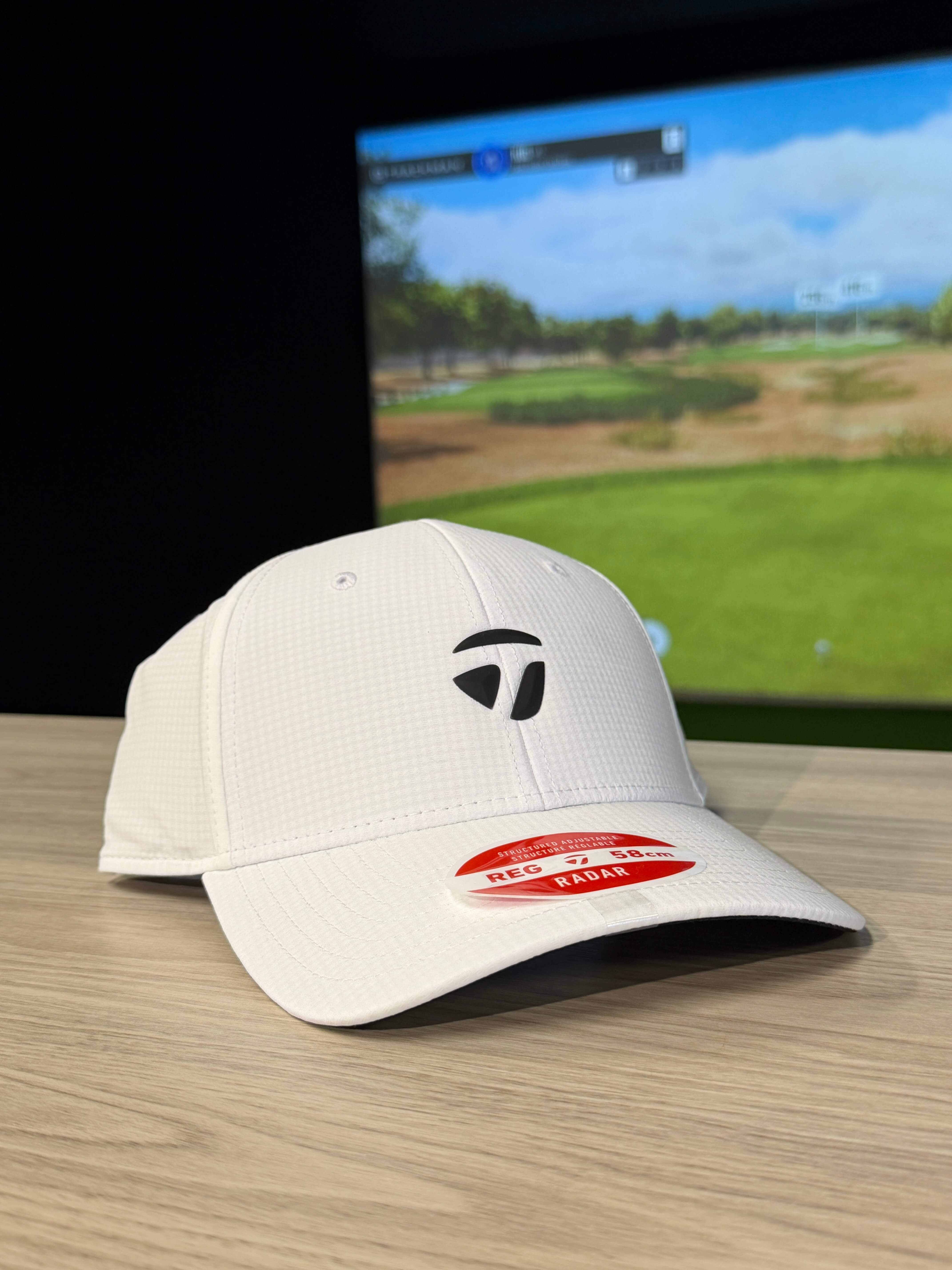 Karratha Indoor Golf TaylorMade Radar Performance Hat White
