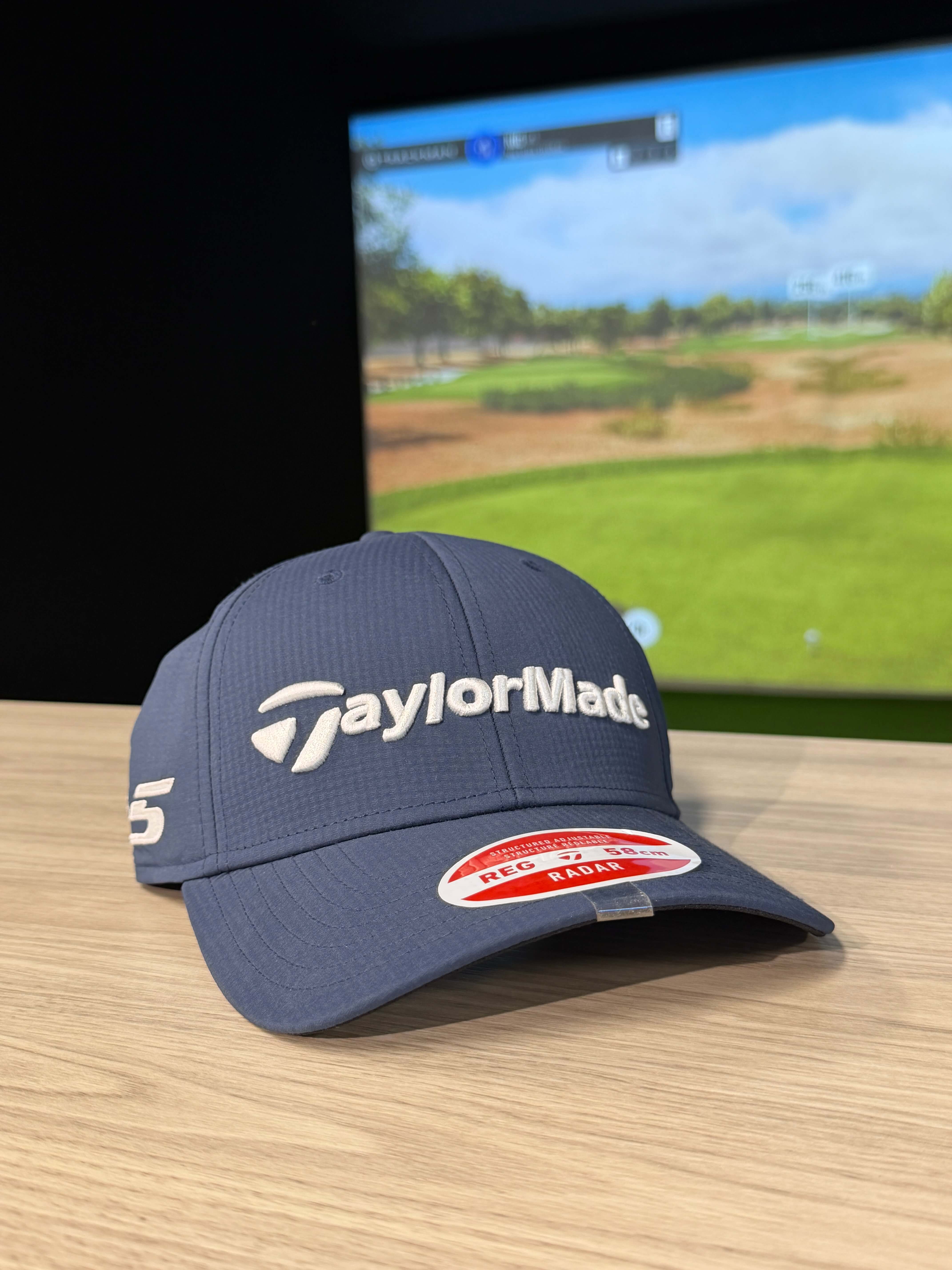 Karratha Indoor Golf TaylorMade Tour Preferred Radar Qi4D Hat Navy