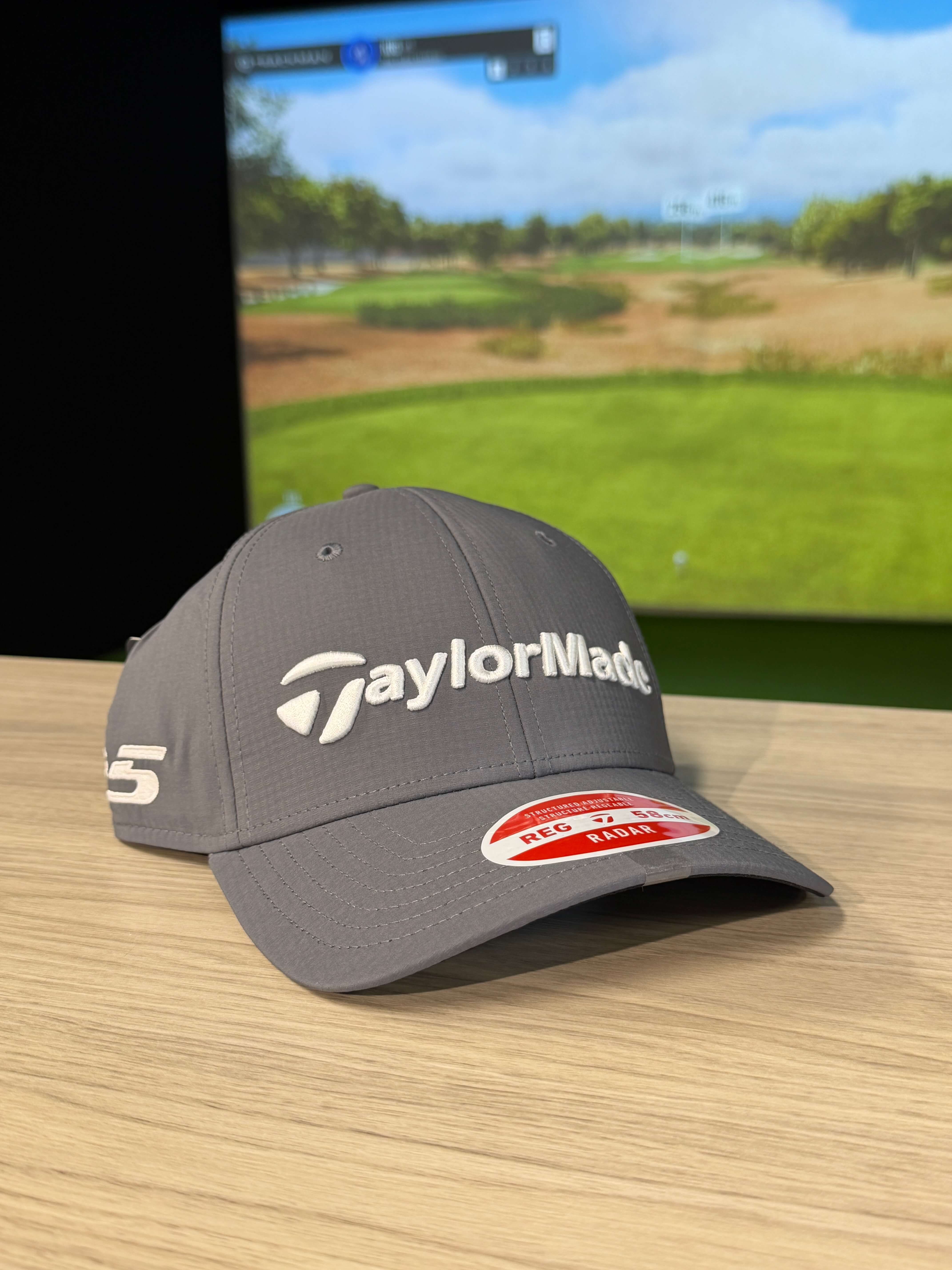 Karratha Indoor Golf TaylorMade Tour Preferred Radar Qi4D Hat Grey