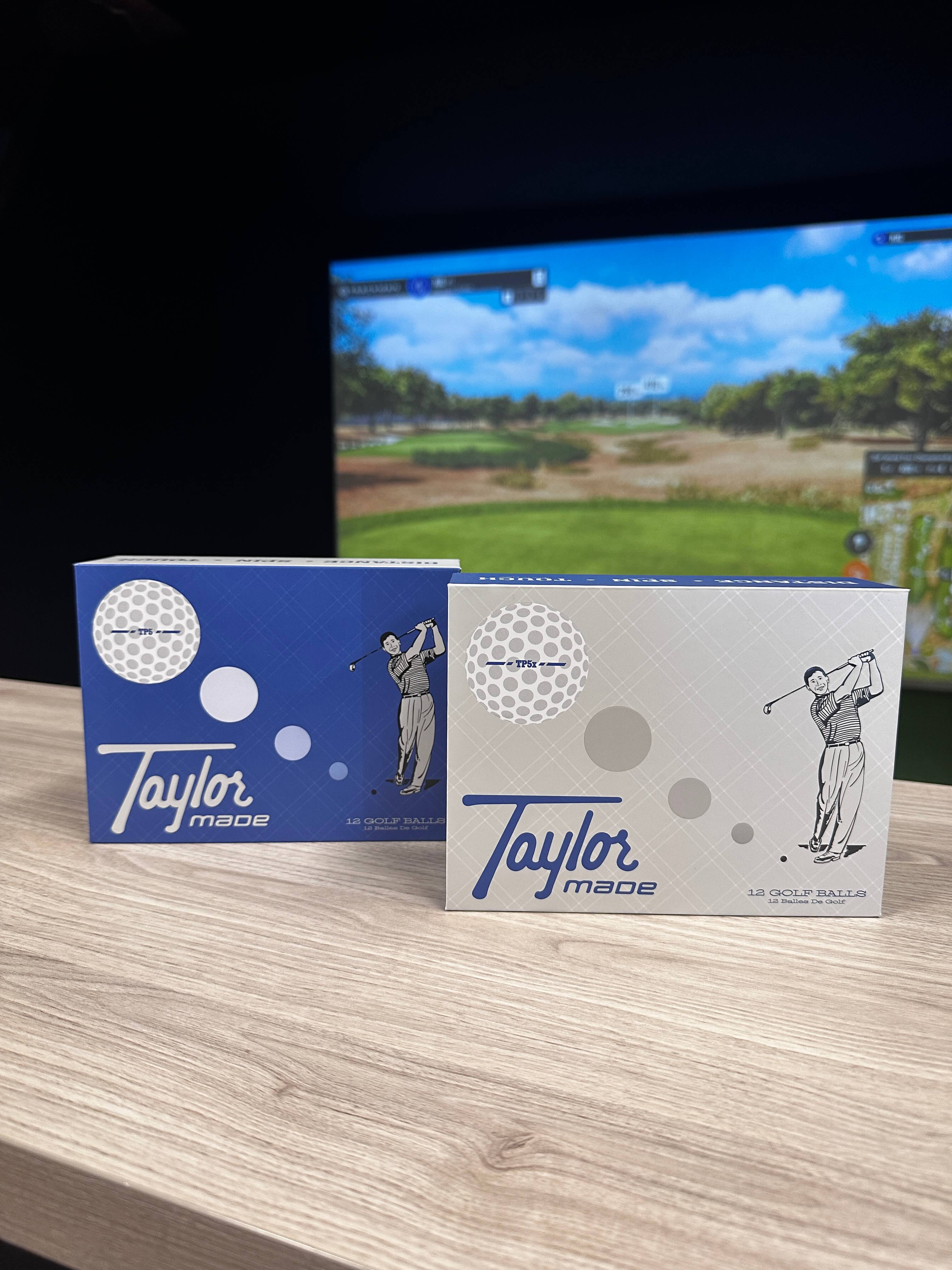 Karratha Indoor Golf TaylorMade TP5x Heritage Golf Balls
