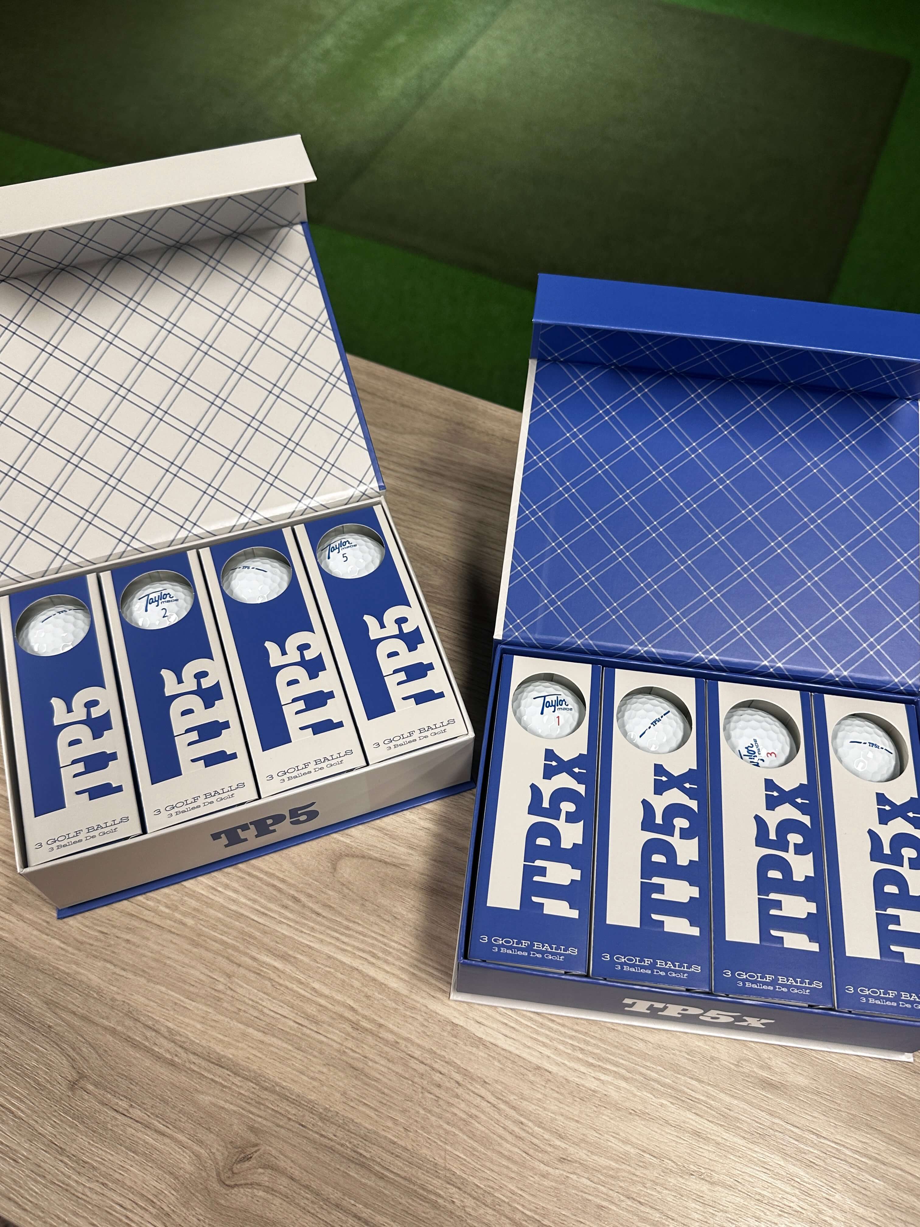 Karratha Indoor Golf TaylorMade TP5x Heritage Golf Balls