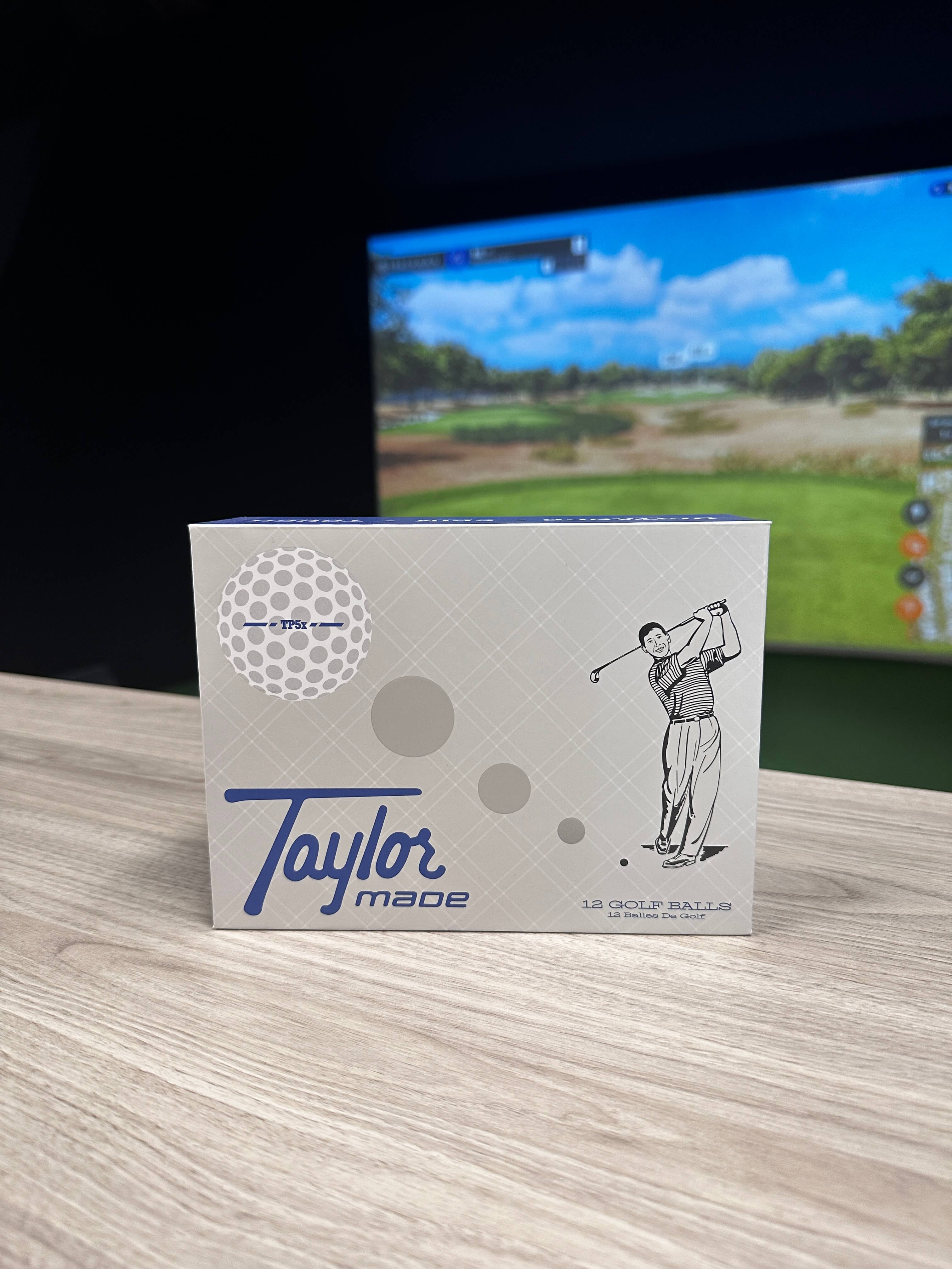 Karratha Indoor Golf TaylorMade TP5x Heritage Golf Balls