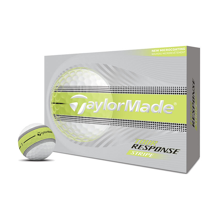 Karratha Indoor Golf TaylorMade Tour Response Yellow Stripe Golf Ball