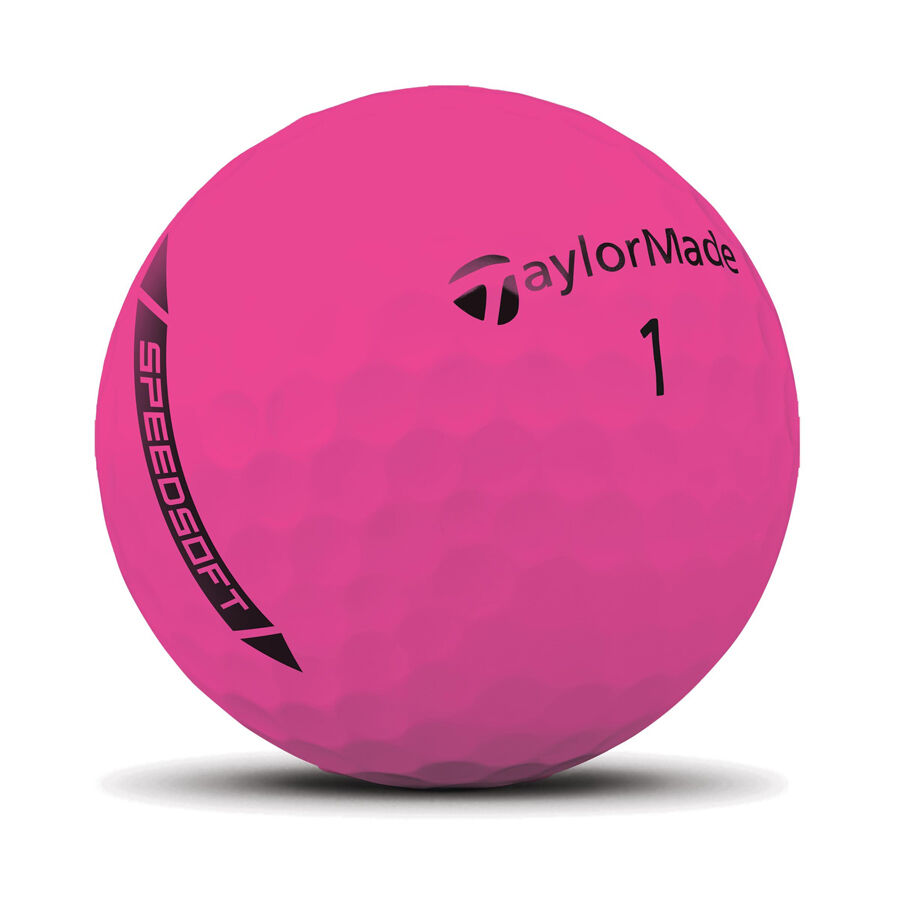 Karratha Indoor Golf TaylorMade SpeedSoft HI-VIS Pink Golf Balls