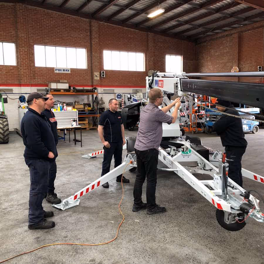 A map of Australia to show where Access Sales & Spares operate