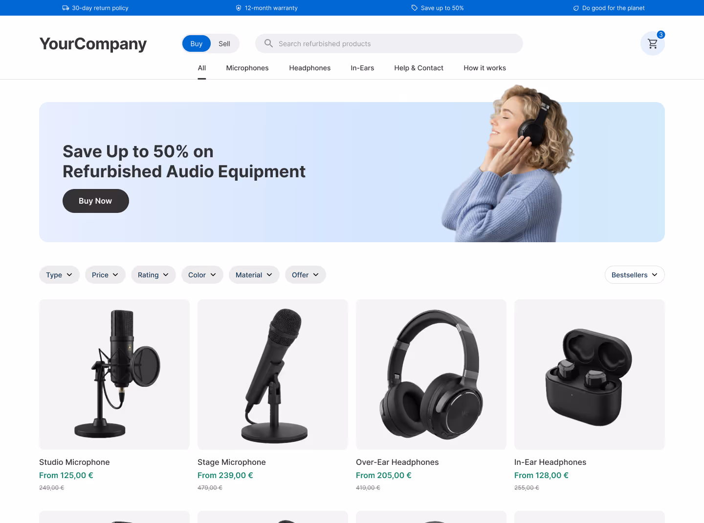 koorvi refurbished shop brands can sell their overstock, b-stock, and returns in